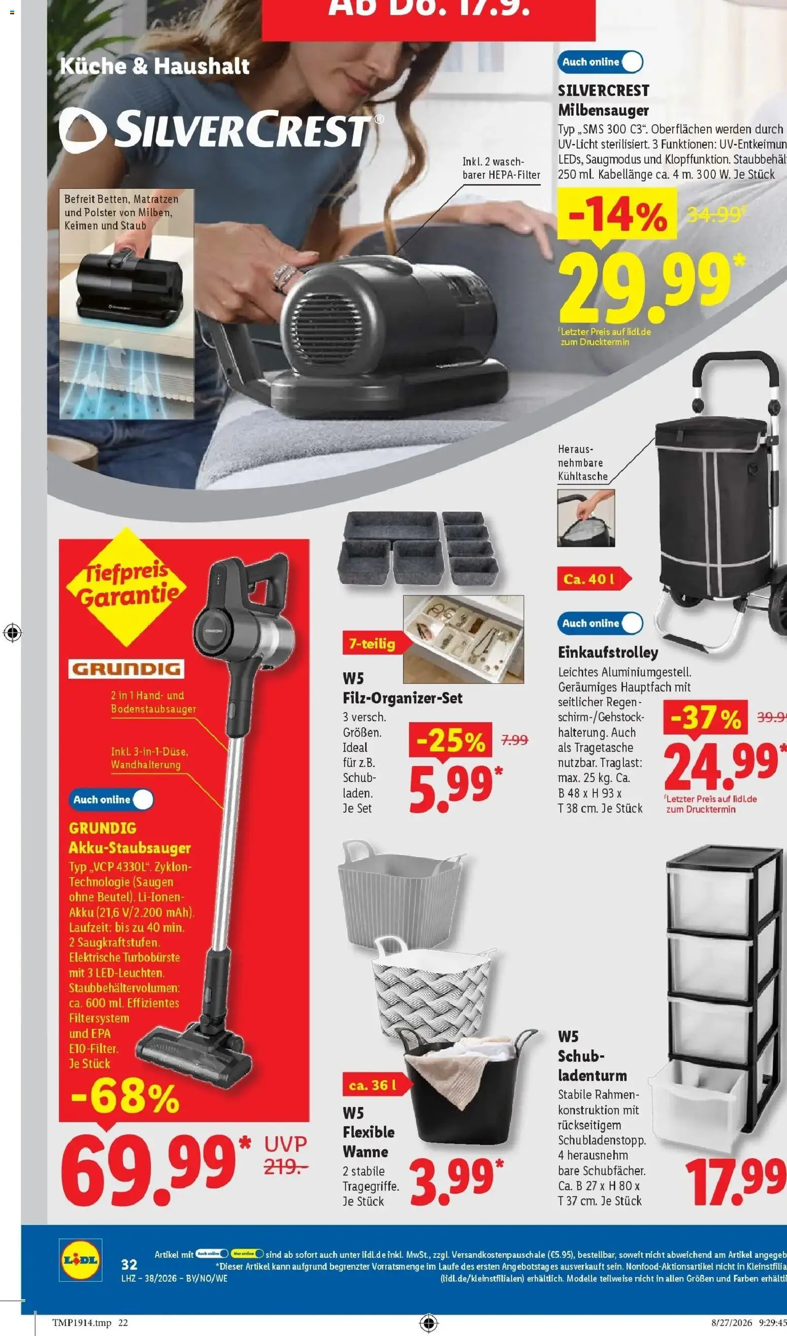 Lidl Prospekt Saarbrücken (ab 14.09.2026) zum Blättern » Angebote | Seite: 54 | Produkte: Küche, Kühltasche