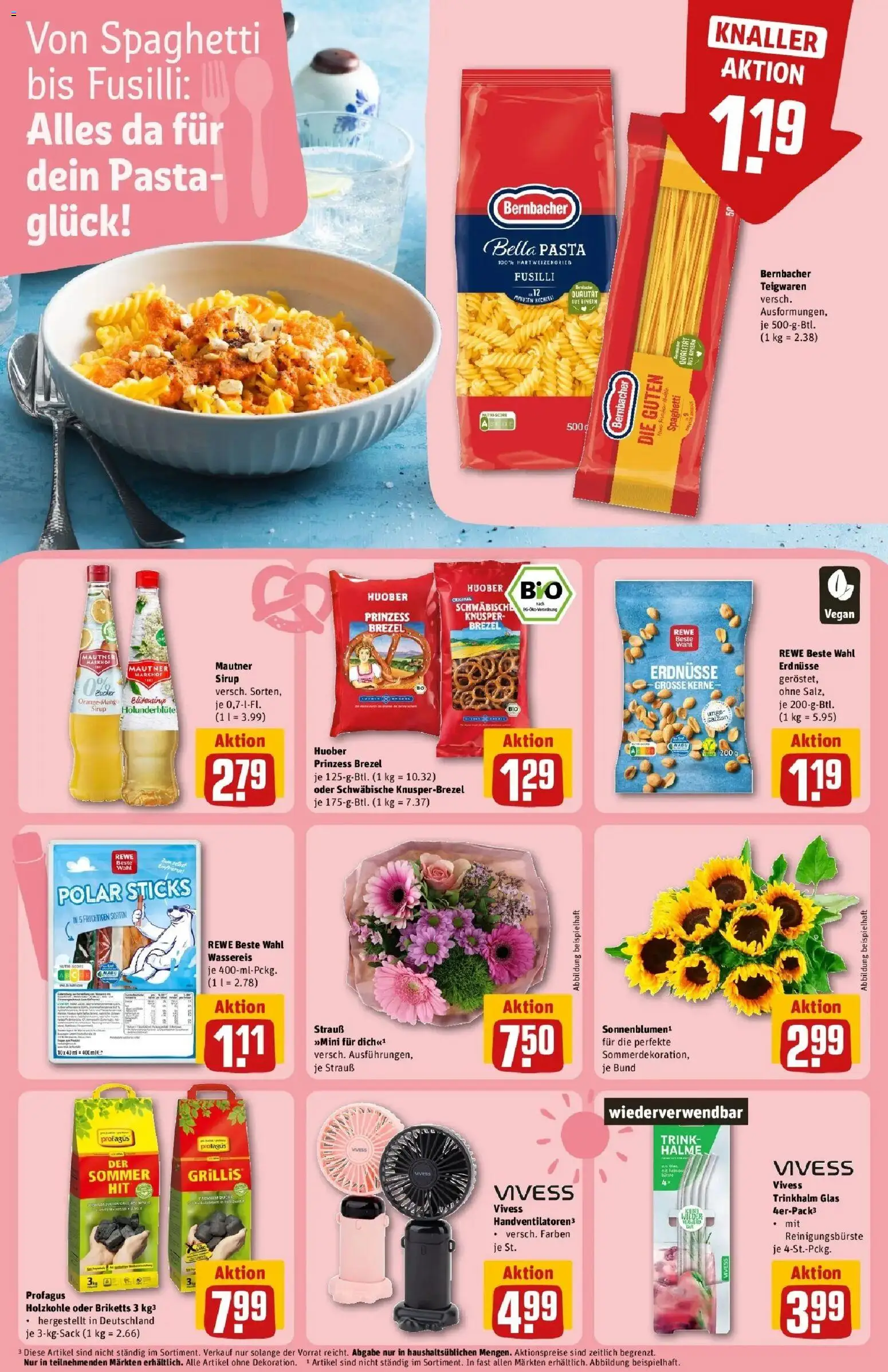 Rewe Prospekt München – gültig ab 13.07.2026 | Seite: 18 | Produkte: Erdnüsse, Sirup, Zucker, Pasta
