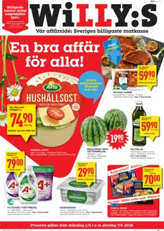 Willys erbjudanden - Förhandsvisning av reklamblad från butik Willys aktuell från 01.06.2026