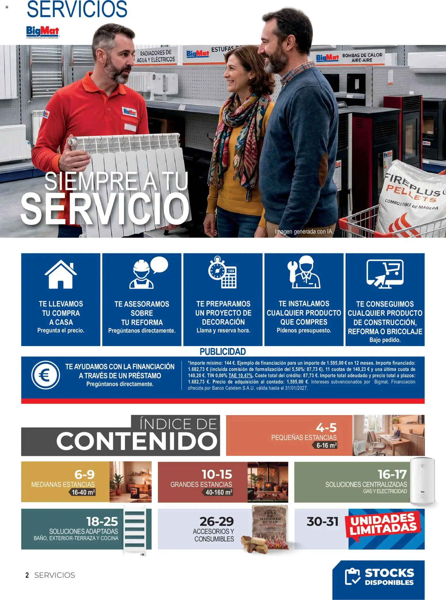 BigMat Calefacción │ válido desde el 05/10/2026 | Página: 2 | Productos: Té, Decoración, Leña, Agua
