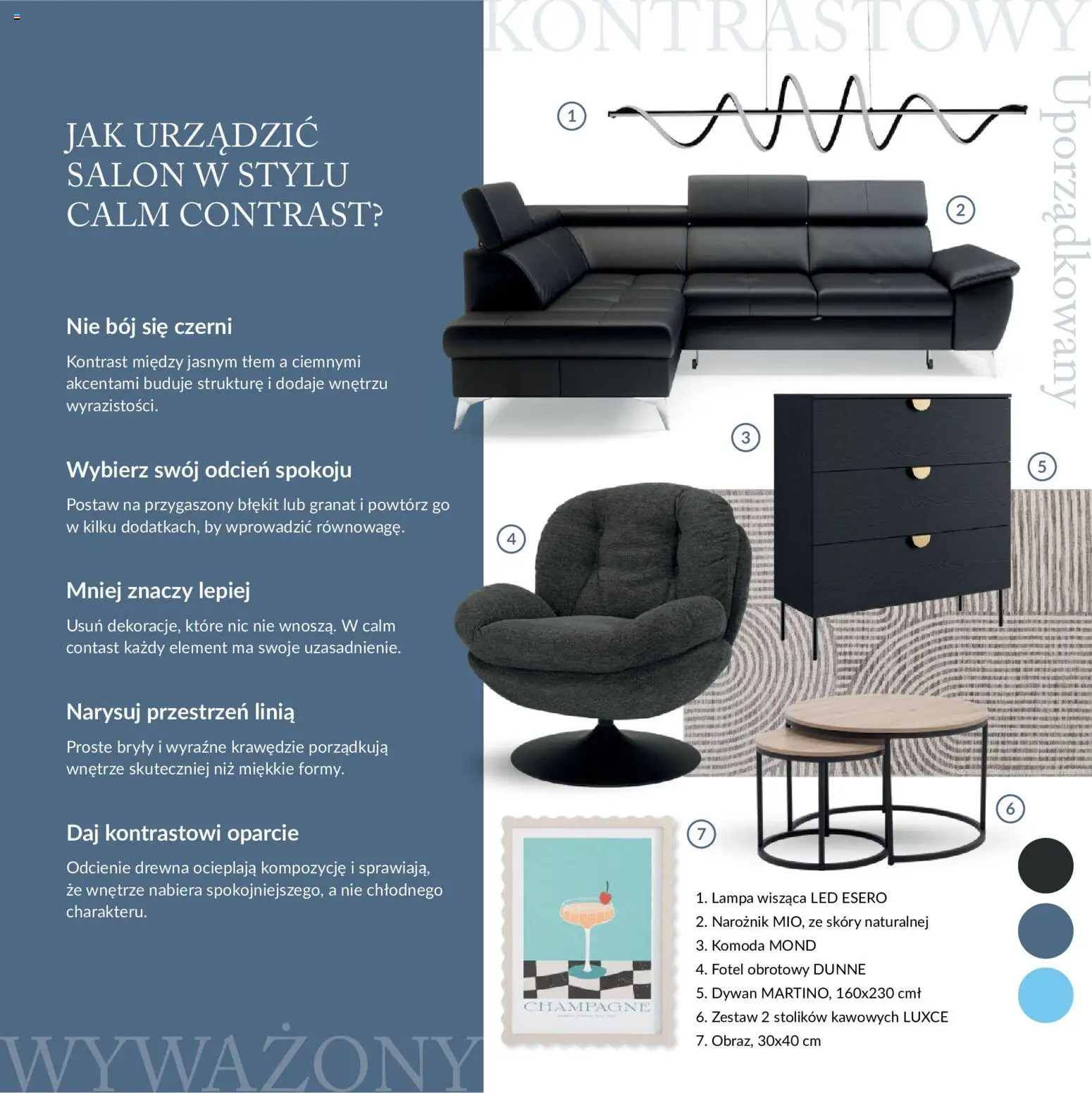 Salony Agata gazetka - Trendbook od 07.05.2026 | Strona: 11 | Produkty: Komoda, Fotel, Dywan, Lampa