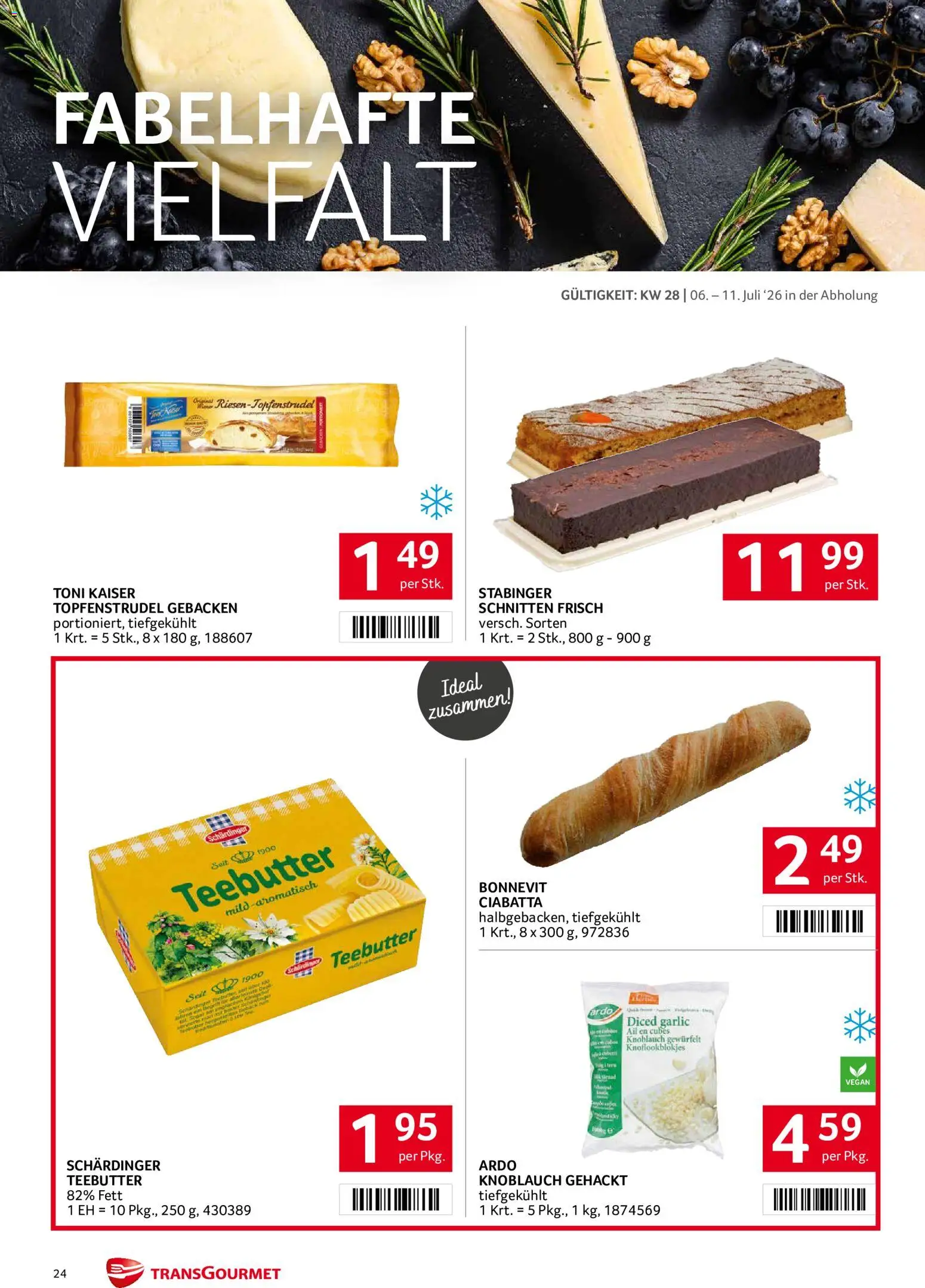 Transgourmet Flugblatt gültig ab 06.07.2026 | Seite: 24 | Produkte: Knoblauch