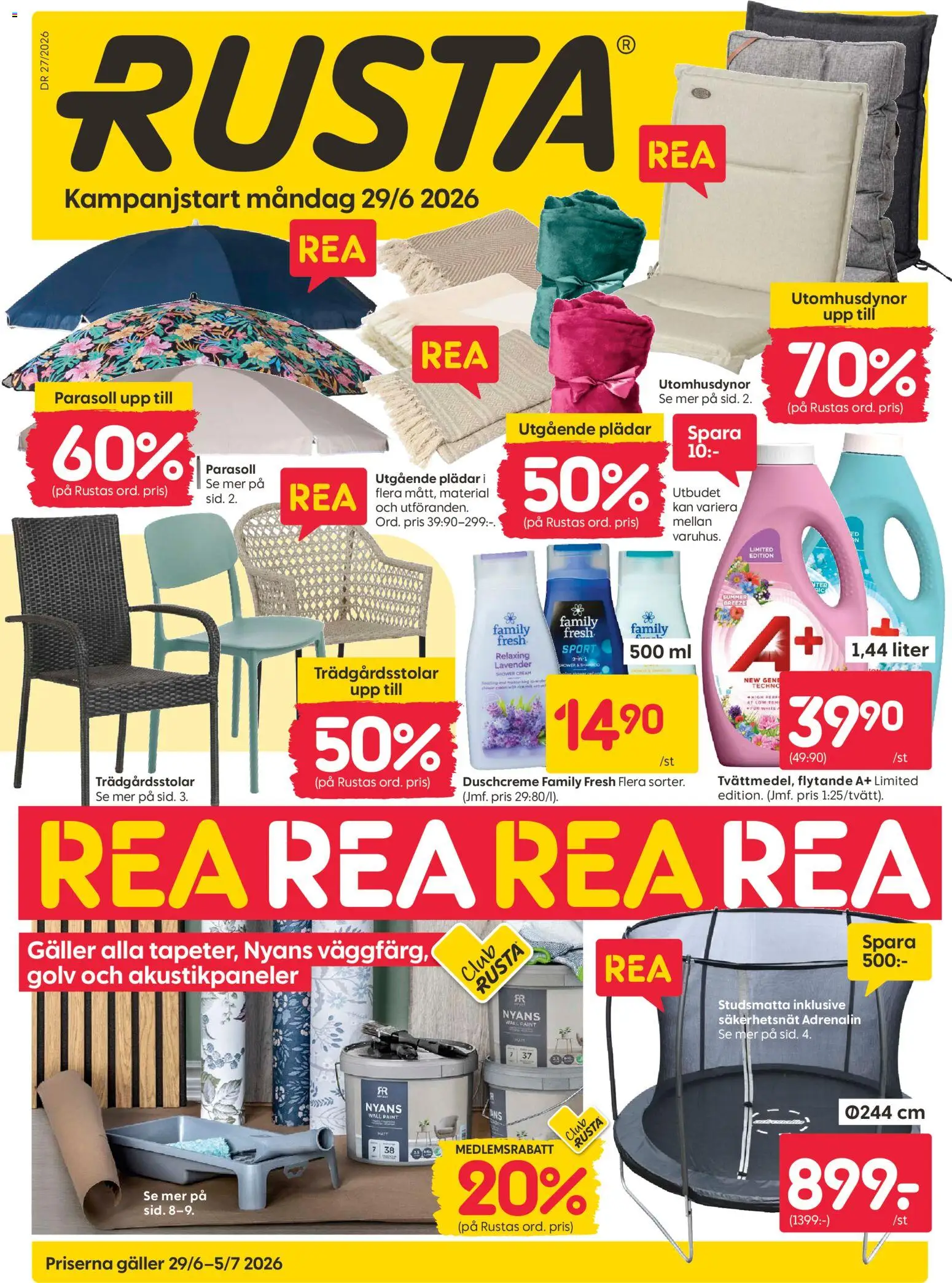 Rusta reklamblad aktuell från 29/06/2026 | Sida: 1