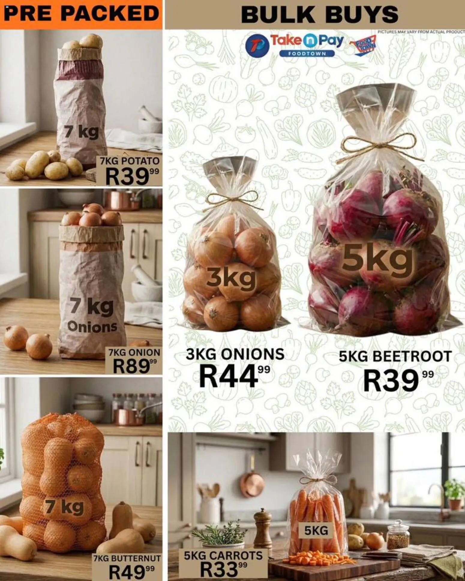 New Take n Pay catalogue – valid from 03.05.2026 | Page: 14 | Products: Carrots, Onions