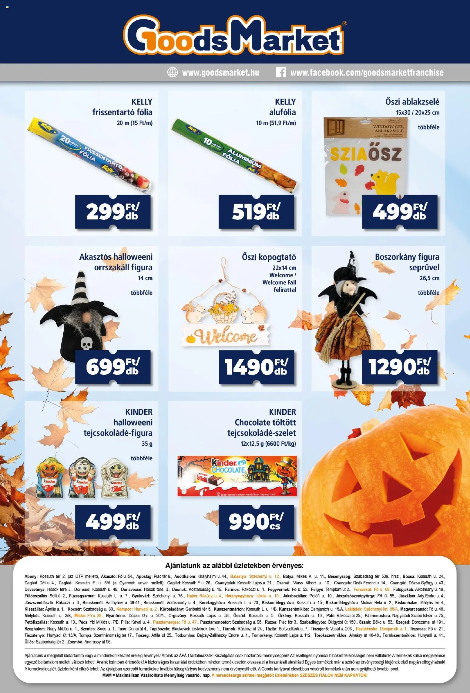 Goods Market akciós ujság - amely érvényes a következő dátumtól: 2026.10.22. | Oldal: 4 | Termékek: Alufólia, Frissentartó fólia, Szeszes italok, Gél