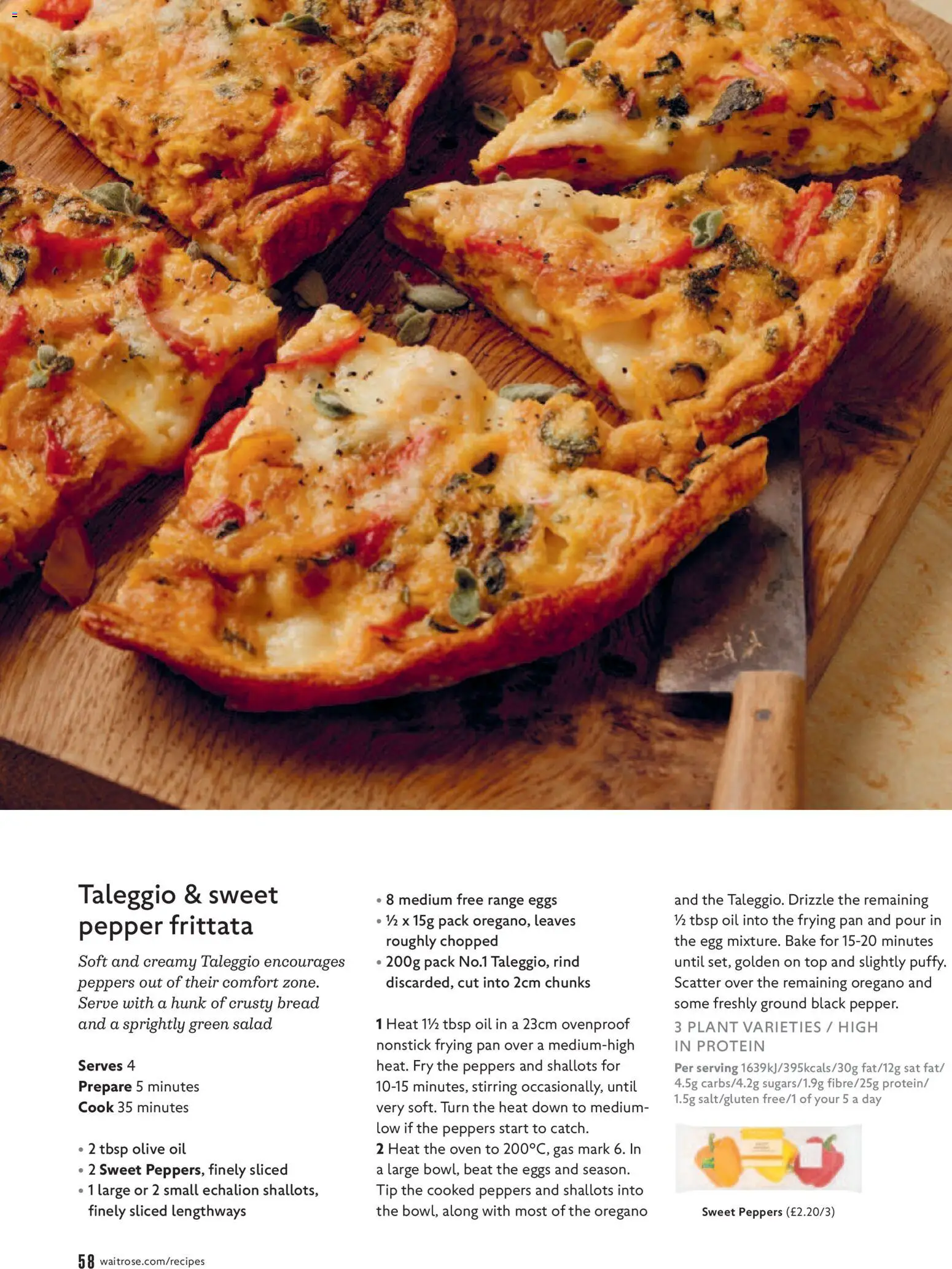 {H1} | Page: 58 | Products: Peppers, Eggs, Oil, Oven