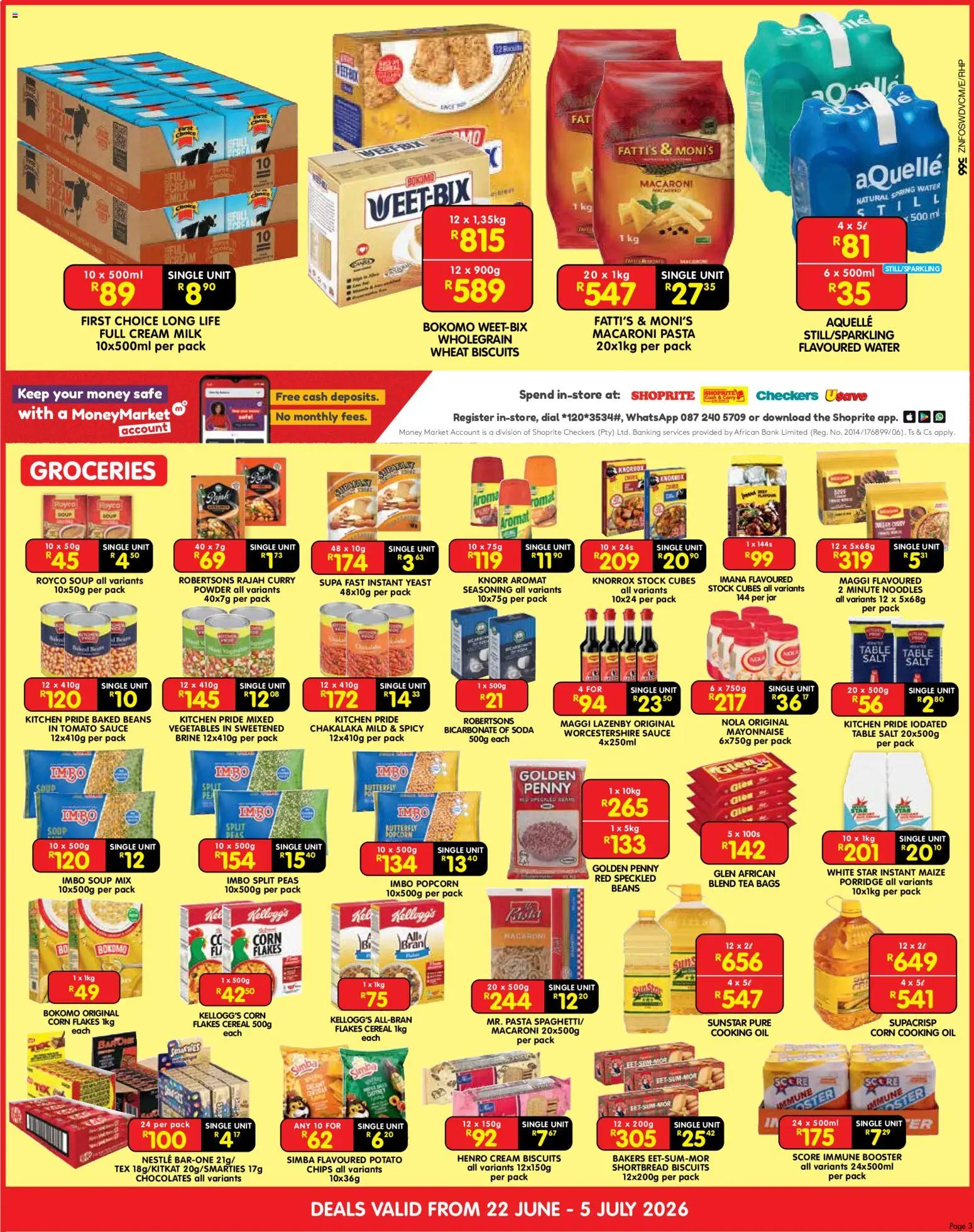 New Shoprite catalogue – valid from 22/06/2026 | Page: 3