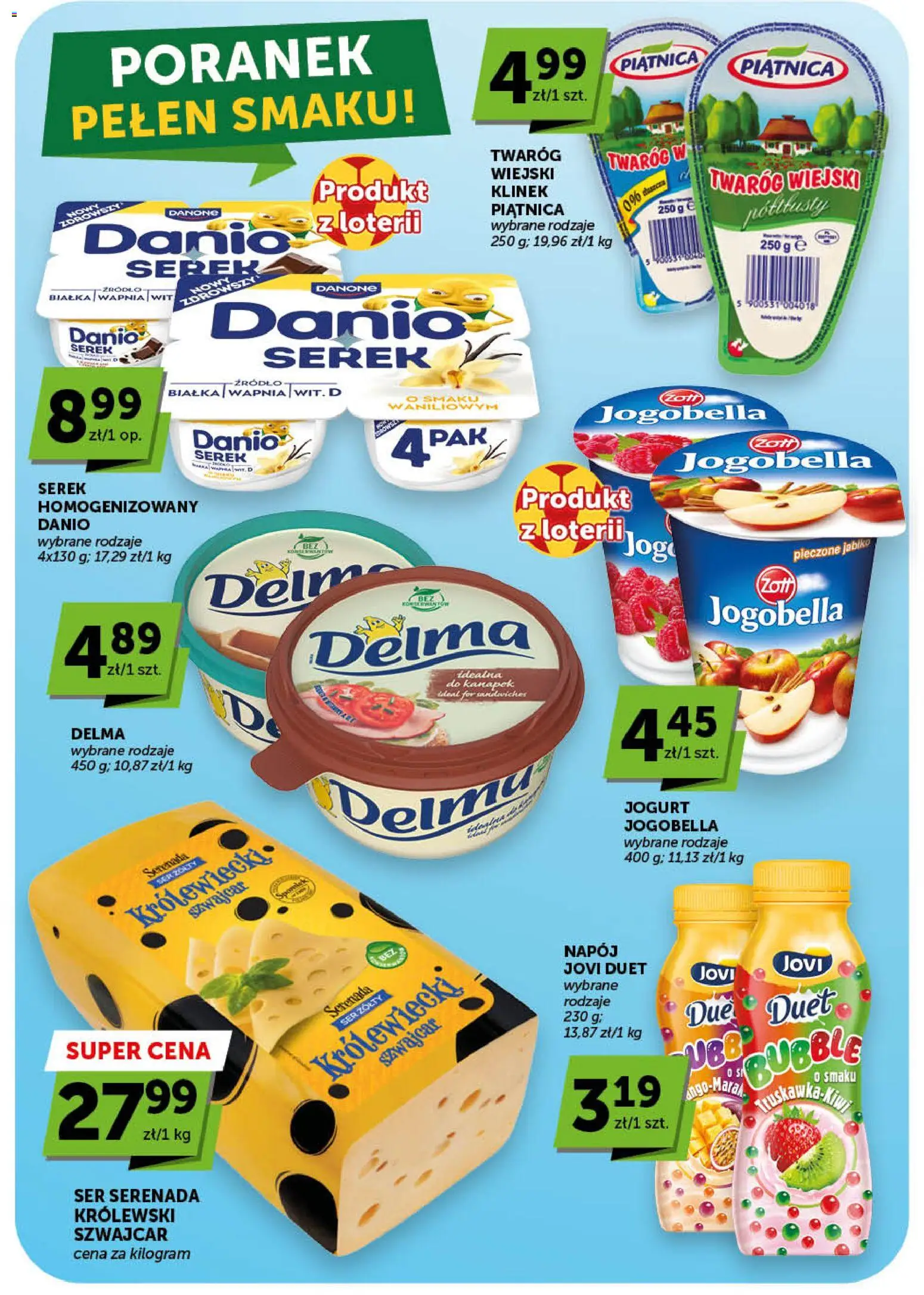 Groszek gazetka - Market od 18.06.2026 | Strona: 20 | Produkty: Ser żółty, Serek homogenizowany, Serek, Jogurt