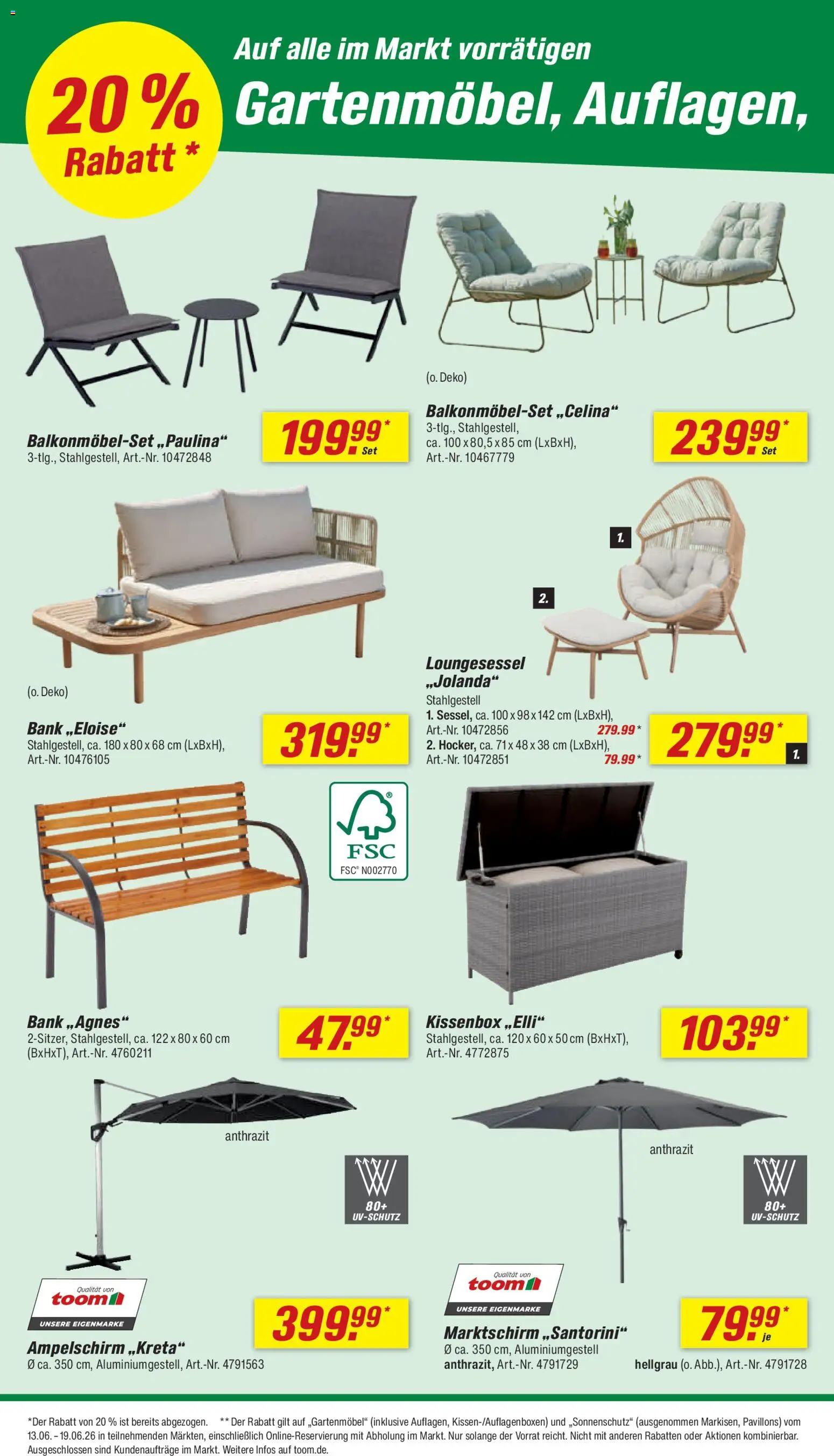 Toom Baumarkt Prospekt – gültig ab 13.06.2026 | Seite: 6