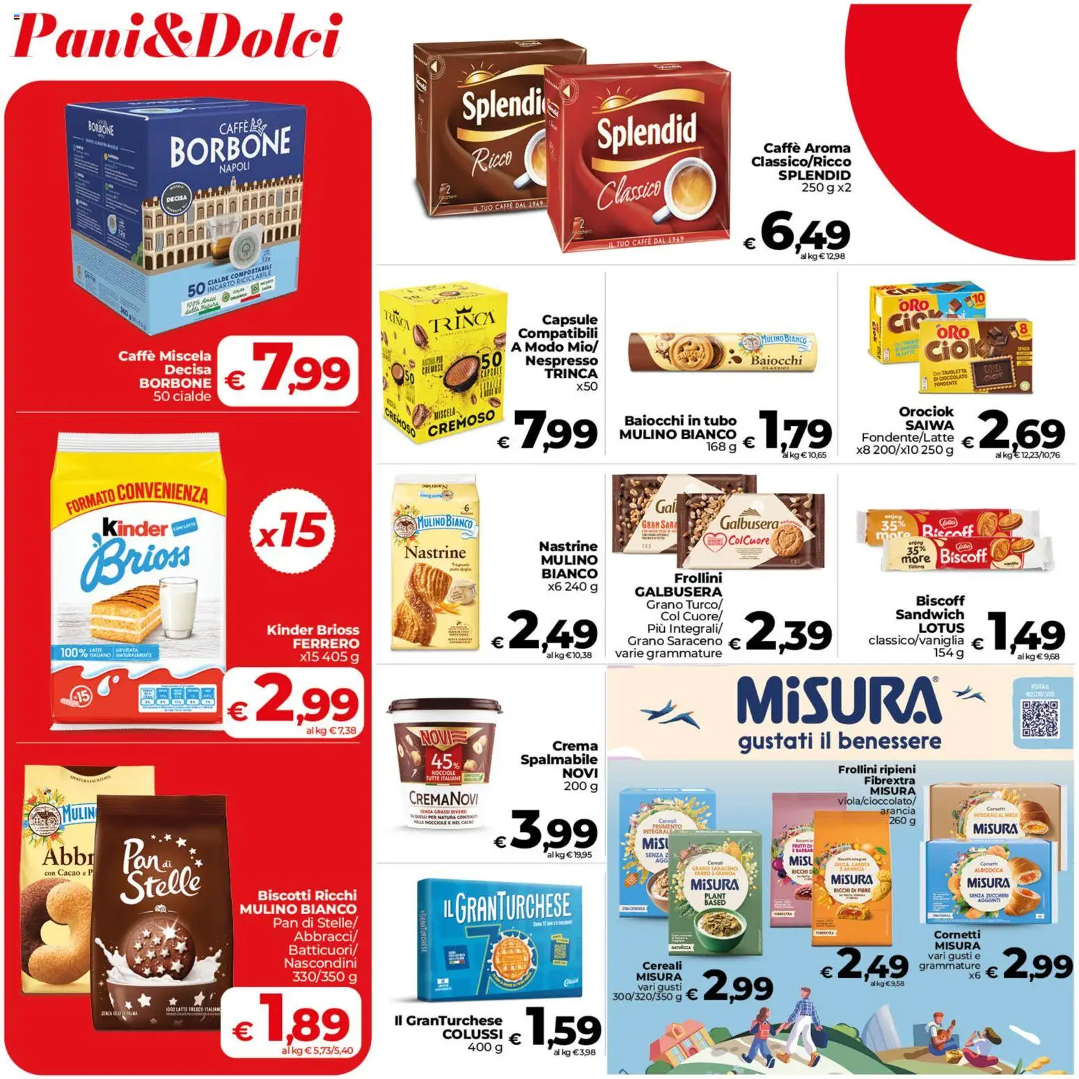 Volantino COOP del 23/10/2026 | Pagina: 14 | Prodotti: Cereali, Nocciole, Cacao, Tavoletta
