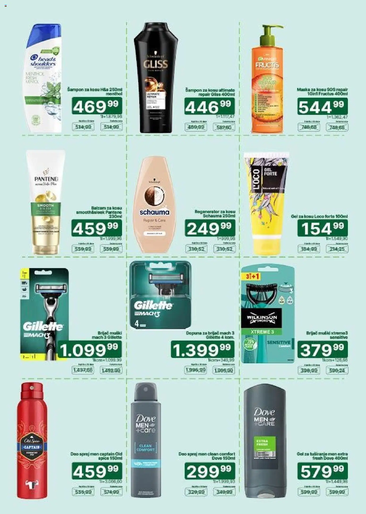 Univerexport katalog - važi od 17.08.2026 | Strana: 27 | Proizvode: Brijač, Pantene, Balzam, Dove