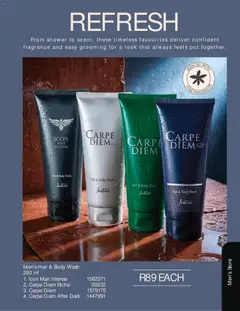 Justine specials catalogue – valid from 01/09/2026 | Page: 83 | Products: Hat, Shower, Fragrance, Body wash