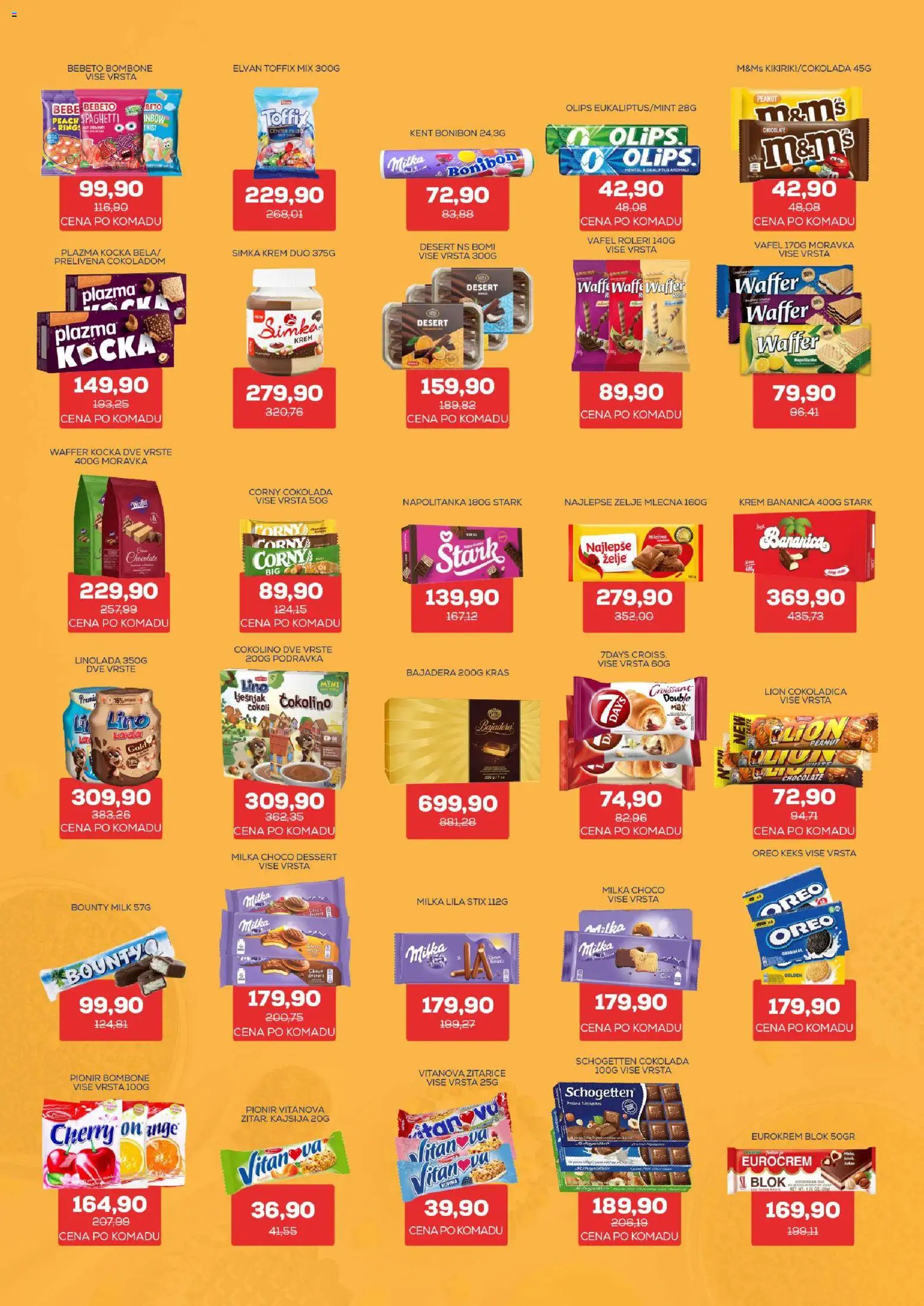 Medius katalog - važi od 20.10.2026 | Strana: 15 | Proizvode: Desert, Milka, Podravka, Čokolada