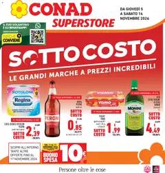 Anteprima del volantino Conad volantino Superstore Lazio valido a partire dal 05/11/2026
