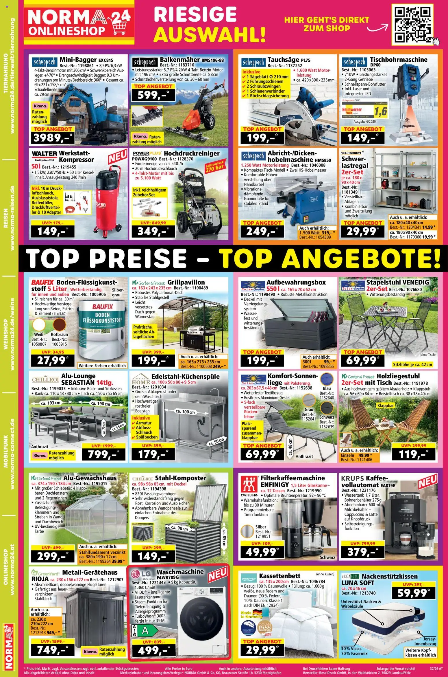 Norma Online shop gültig ab 03.08.2026 | Seite: 2 | Produkte: Wasser, Adapter, Kissen, Kaffee