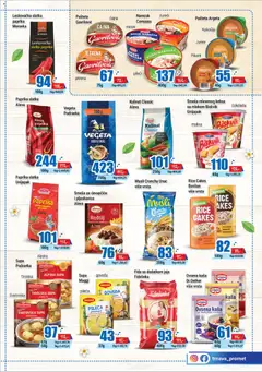Rice Cakes Benlian, više vrsta - pregled Trnava Promet kataloga - važi od 27.04.2026 | Strana: 7 | Proizvode: Musli, Podravka, Jaja, Čokolada