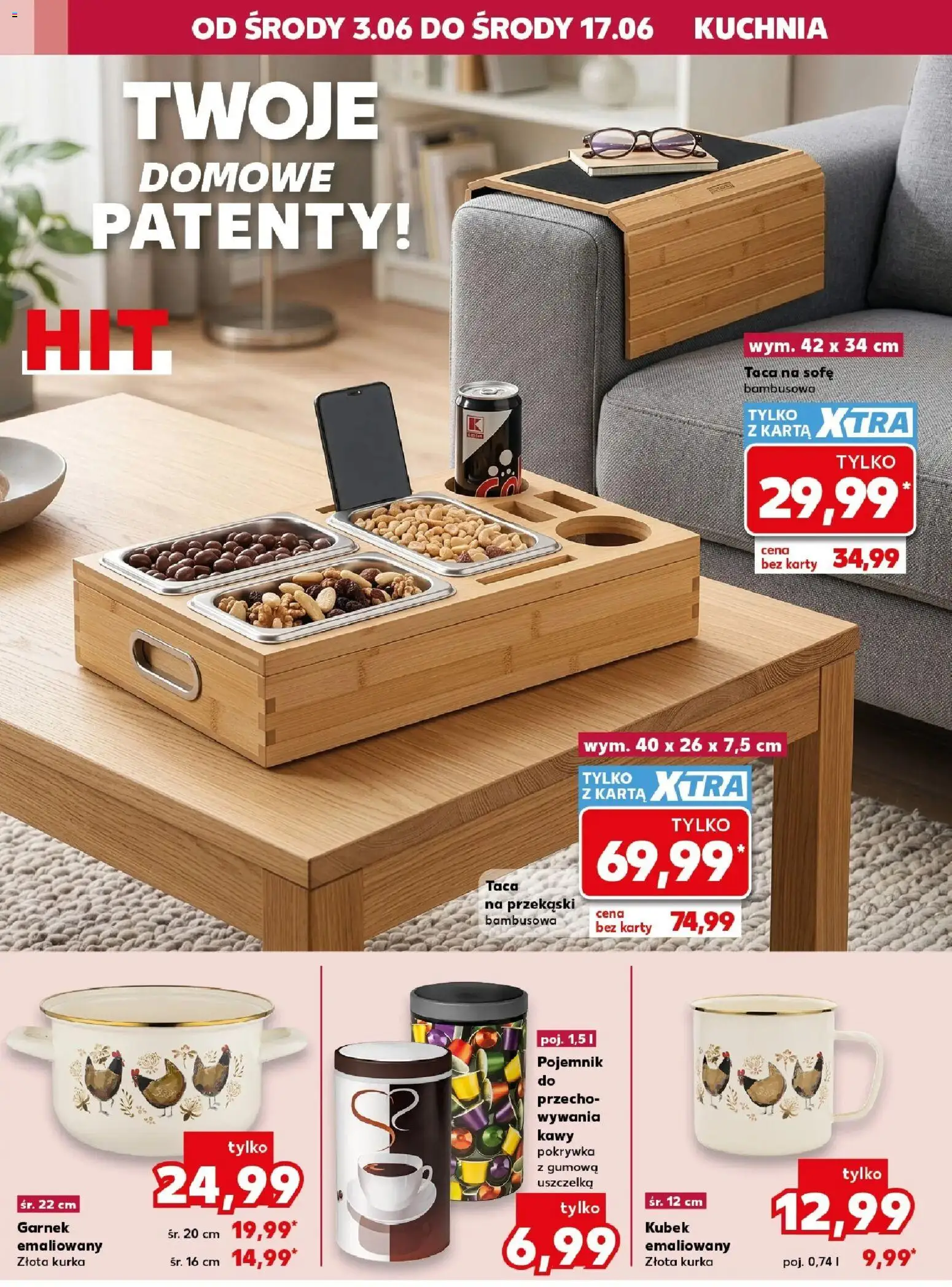 Kaufland gazetka - Złap Okazje od 03.06.2026 | Strona: 4 | Produkty: Karta, Garnek