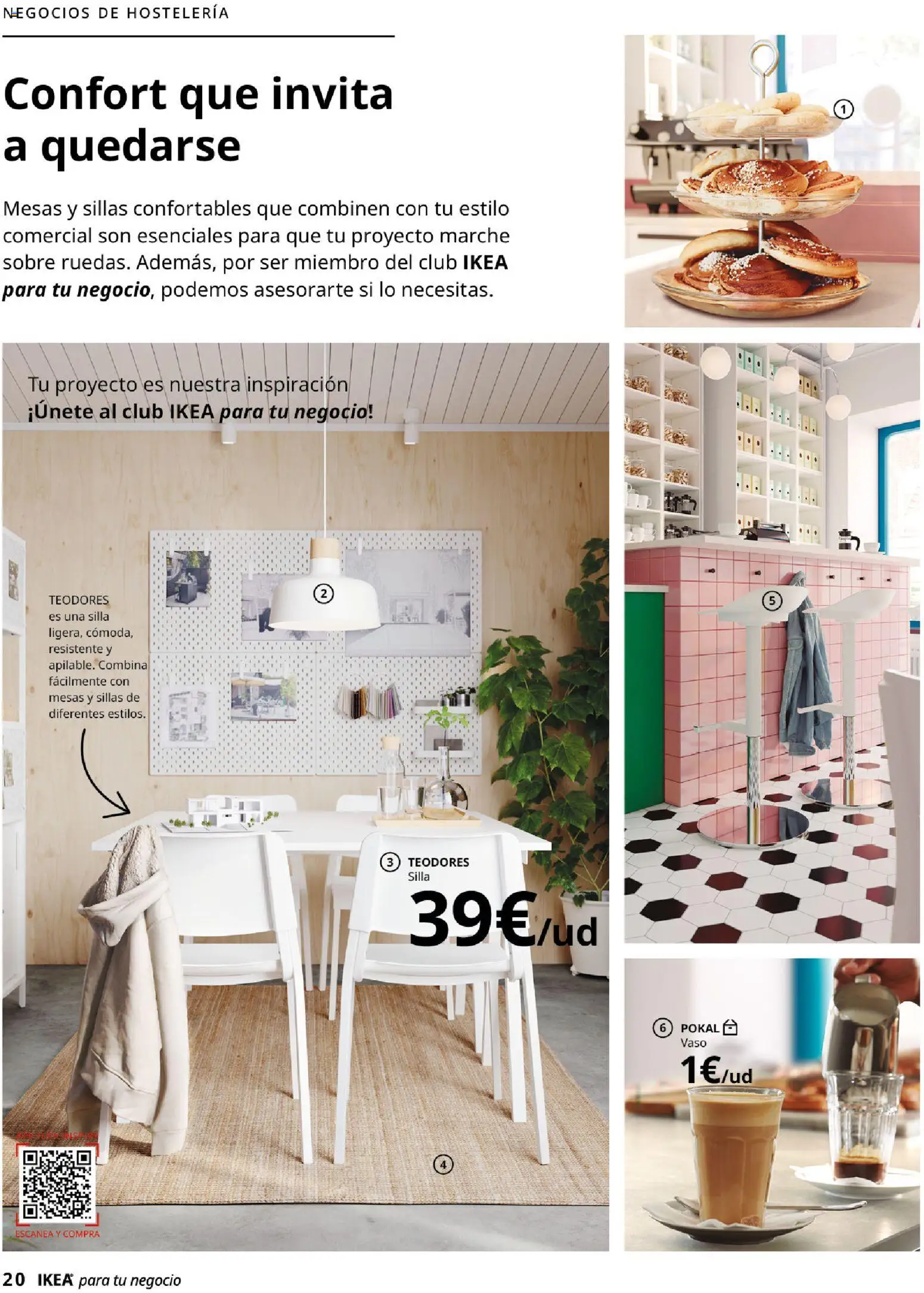 Catálogo IKEA para tu negocio │ válido desde el 01.02.2026 | Página: 20 | Productos: Silla