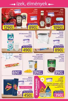 Plus Market akciós újság - amely érvényes a következő dátumtól: 2026.07.02. | Oldal: 5 | Termékek: Tej, Ketchup, Só, Cukor