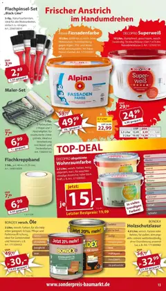 Sonderpreis Baumarkt Prospekt ab 01.08.2026 gültig | Seite: 13 | Produkte: Gartenmöbel, Tür