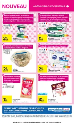 Carrefour - Prévisualisation de Crème Végétale, Alternative 100% végétale à la crème. Fluide, 31% M.G dans le produit fini. valide à partir de 04/08/2026 | Page: 3 | Produits: Häagen-Dazs, Fruits, Skyr, Crème