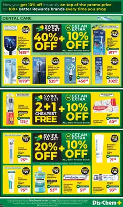 Dis-Chem specials catalogue – valid from 16.06.2026 | Page: 33 | Products: Toothpaste, Mouthwash, Toothbrush