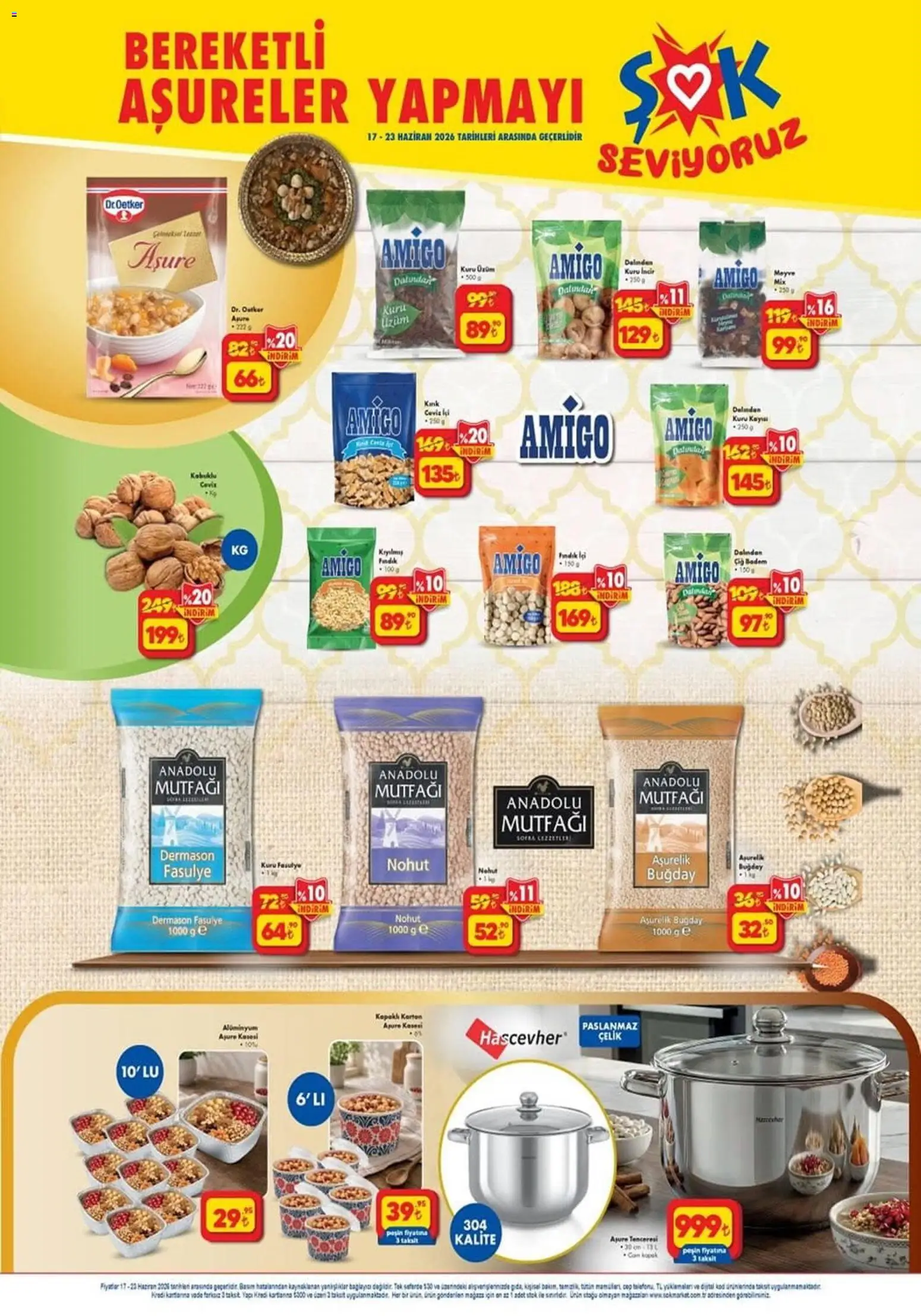 Şok Market Katalog - 17.06.2026 tarihinden itibaren geçerlidir | Sayfa: 7 | Ürünler: Kuru fasulye, Fasulye, Ceviz, Bağlayıcı