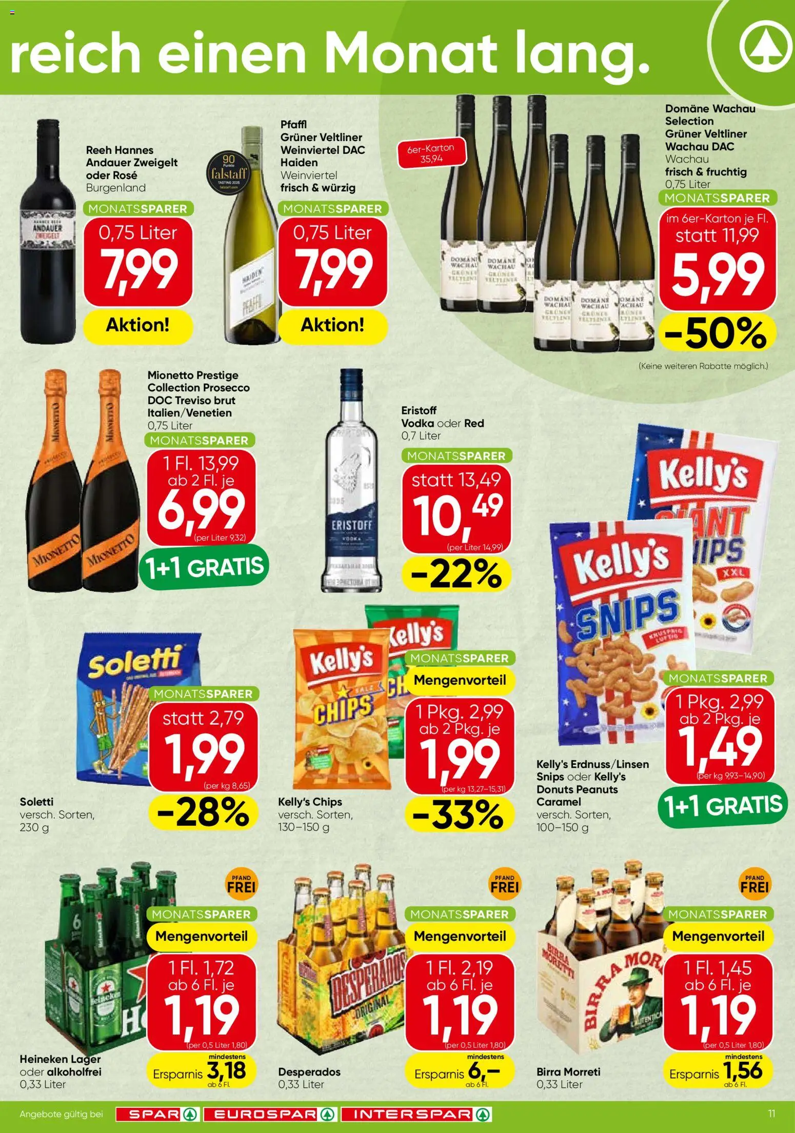 Spar Flugblatt - Salzburg gültig ab 19.03.2026 | Seite: 11 | Produkte: Chips
