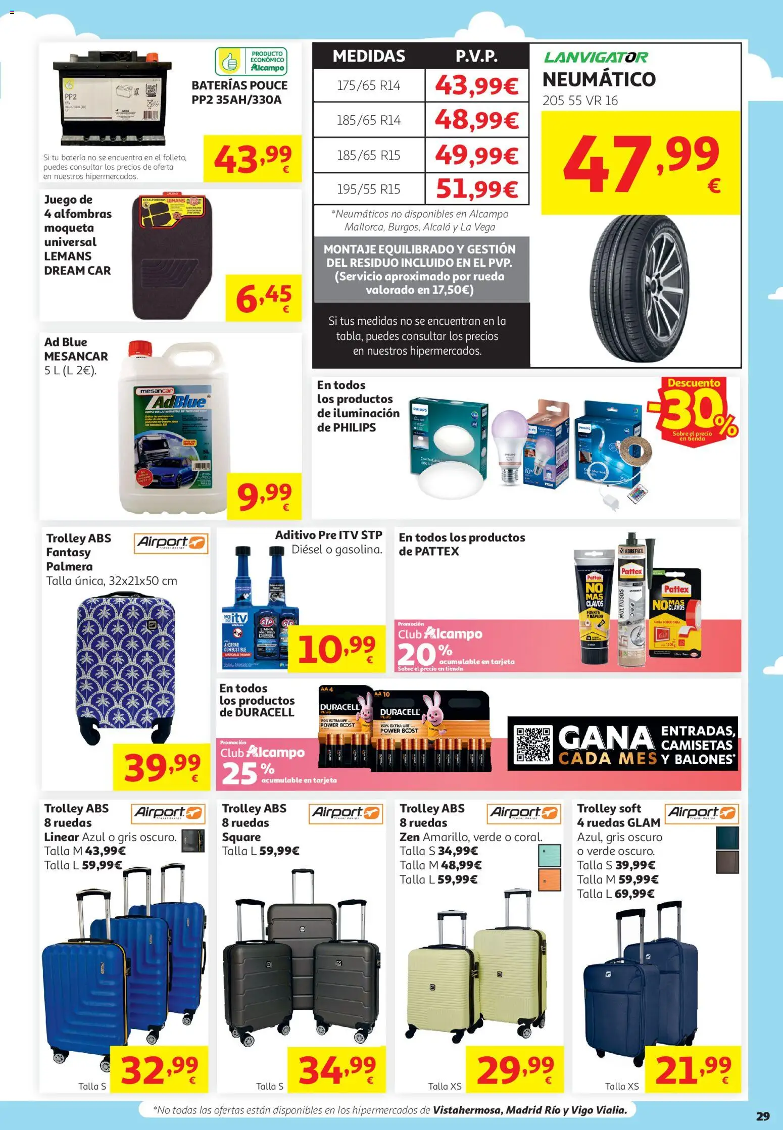 Alcampo - HG General │ válido desde el 16.06.2026 | Página: 29 | Productos: Galette de chaise, Batería