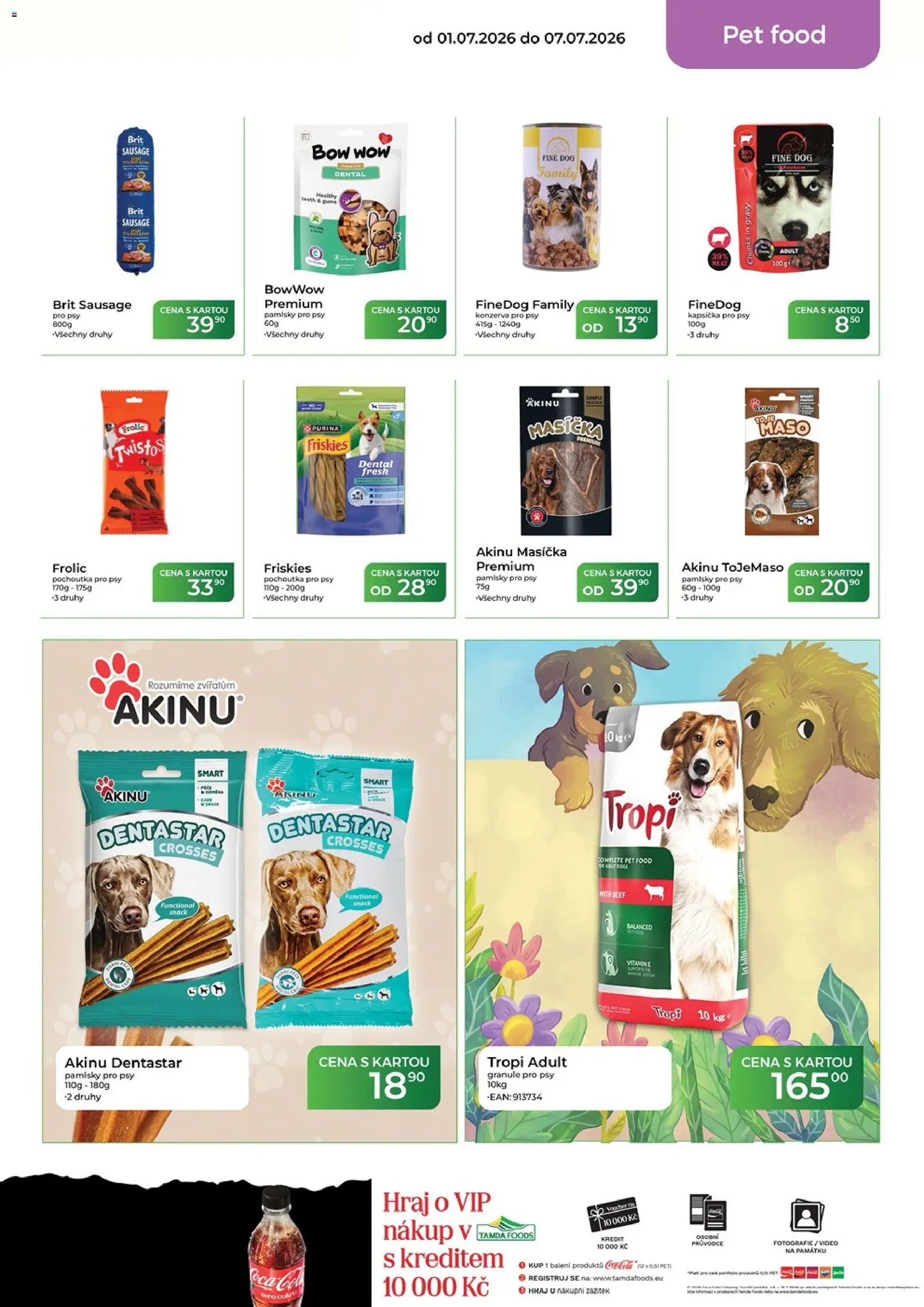 Tamda Foods leták od 01.07.2026 | Strana: 48 | Produkty: Purina, Granule, Maso, Pochoutka pro psy