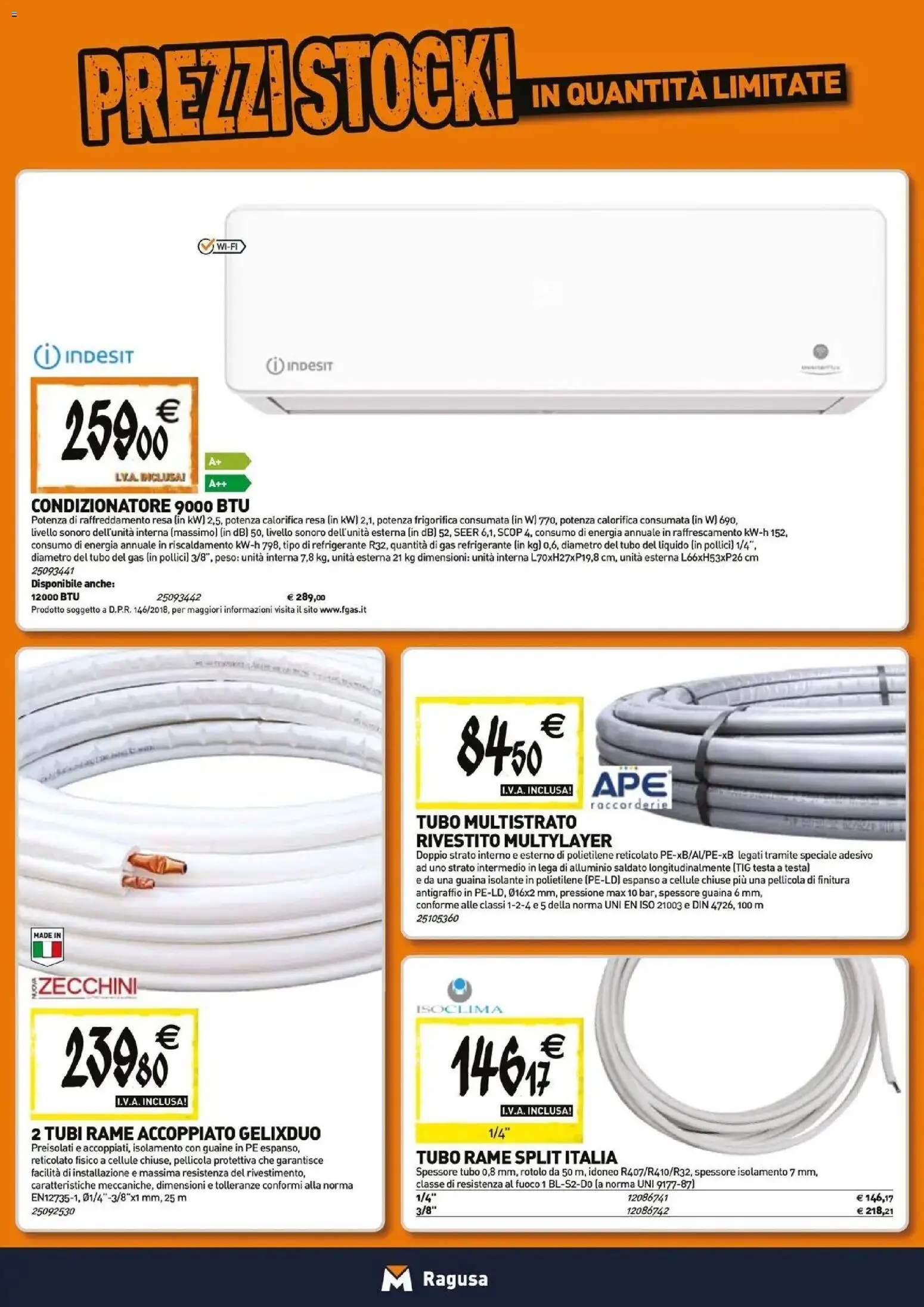 Nuovo TECNOMAT catalogo Ragusa dal 27/08/2026 > offerte anteprima 🛍️ | Pagina: 8 | Prodotti: Tubo, Pellicola, Alluminio, Condizionatore