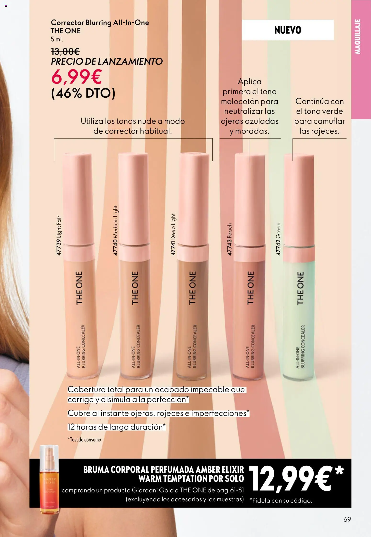 Oriflame - Catálogo Campaña 4 │ válido desde el 11.03.2026 | Página: 69 | Productos: Maquillaje, Corrector