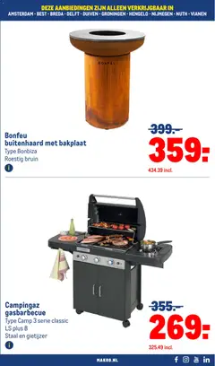 Makro folder - Voorbeeld van een folder van Makro, geldig van 12-08-2026 | Pagina: 69 | Producten: Gietijzer, Gasbarbecue