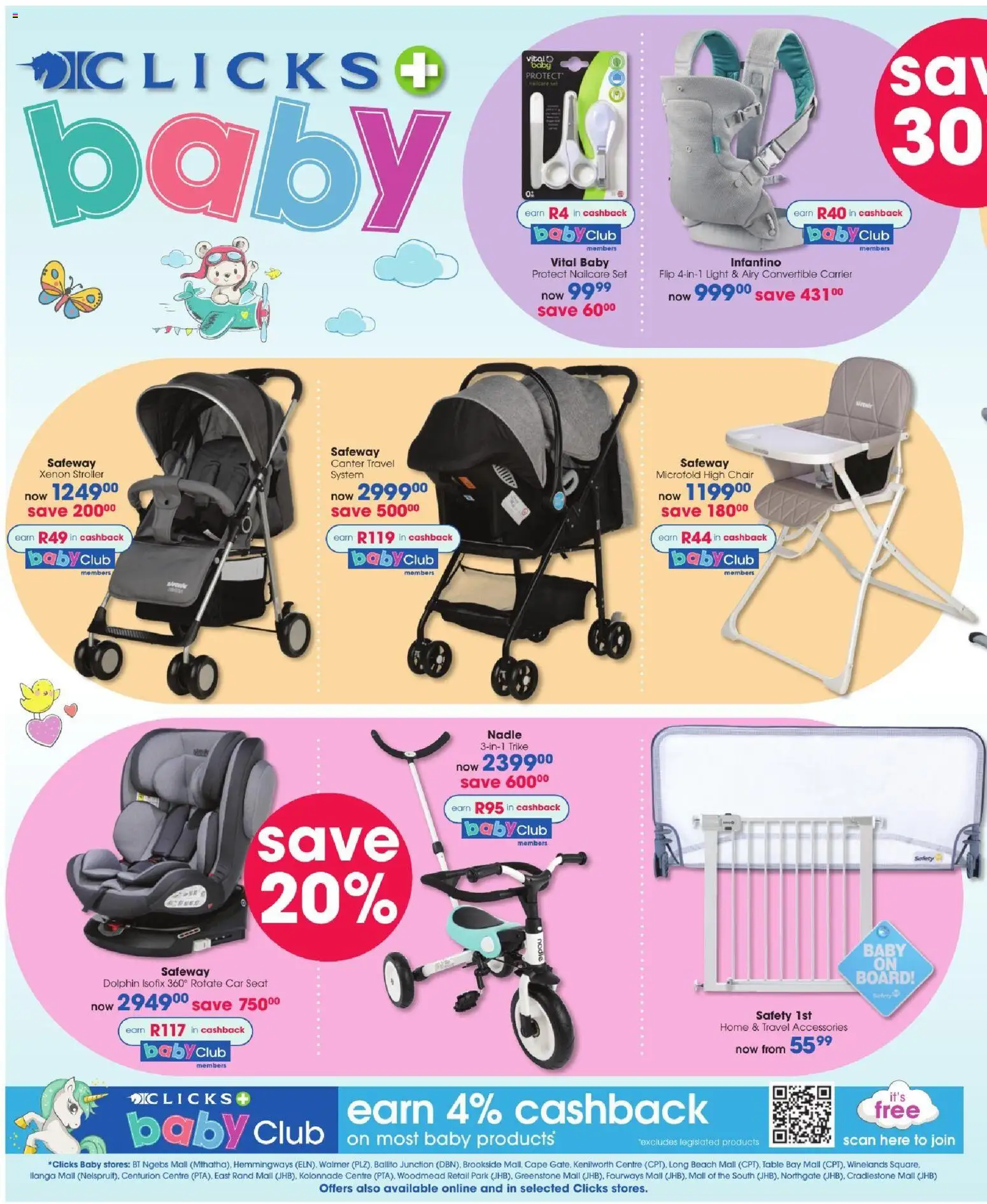 New Clicks catalogue – valid from 22/10/2026 | Page: 34 | Products: Table, Chair, Light