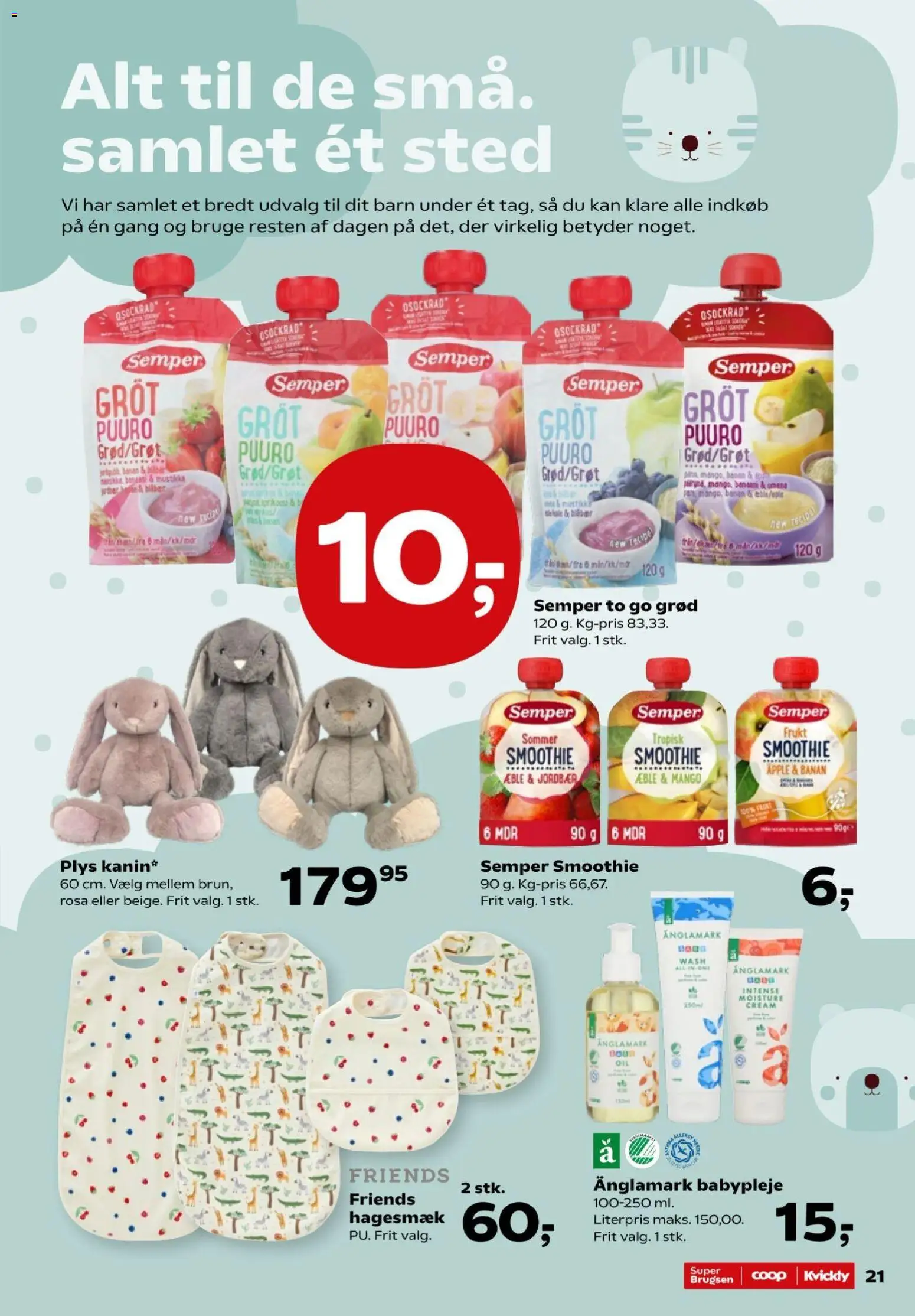 Kvickly tilbudsavis – gyldig fra 04.06.2026 | Side: 21 | Produkter: Blåbær, Mango, Jordbær, Smoothie