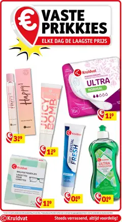 Kruidvat folder week 25 - Voorbeeld van een folder van Kruidvat, geldig van 16.06.2026 | Pagina: 38 | Producten: Tandpasta, Afwasmiddel, Pads, Lipgloss