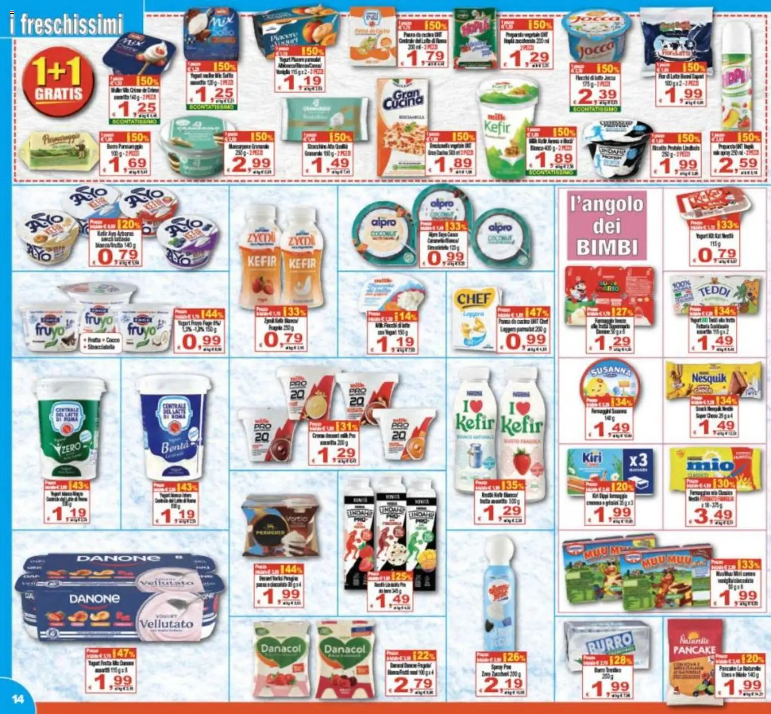Volantino CTS del 29.04.2026 | Pagina: 14 | Prodotti: Yogurt, Latte, Burro, Stracciatella