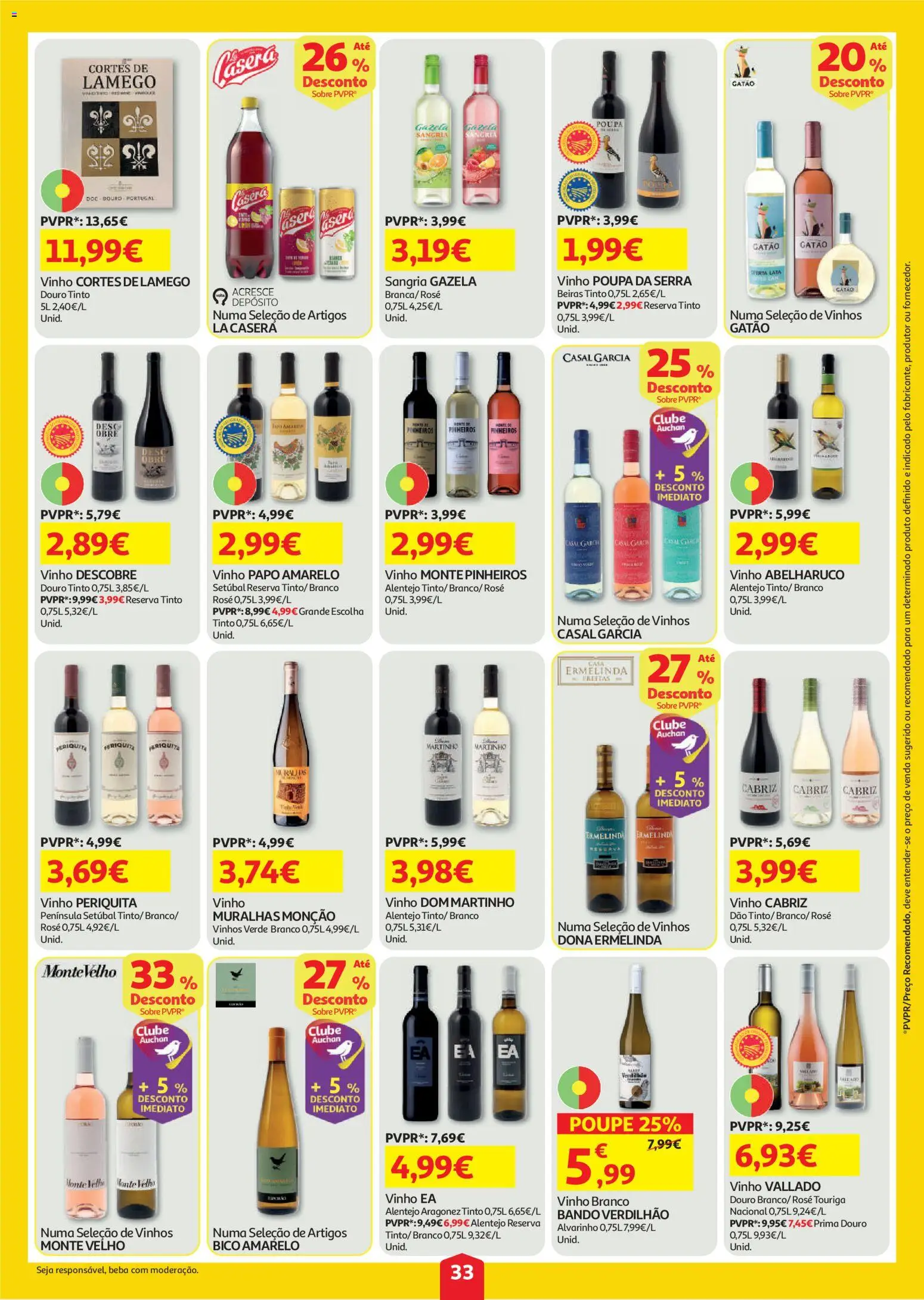 Auchan folheto │ válido de 30/07/2026 | Página: 33 | Produtos: Vinho