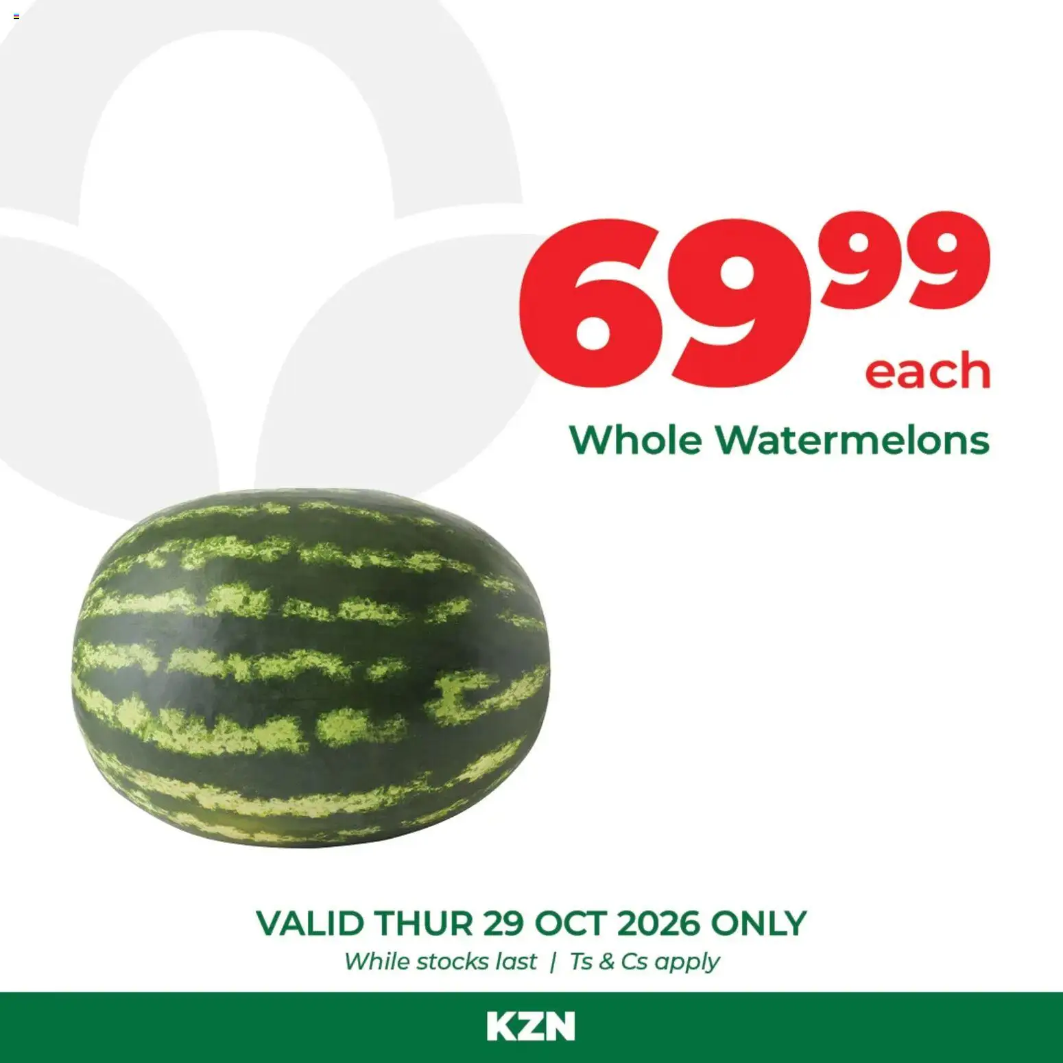 New Food Lover's Market catalogue – valid from 29/10/2026 | Page: 3 | Products: Watermelons