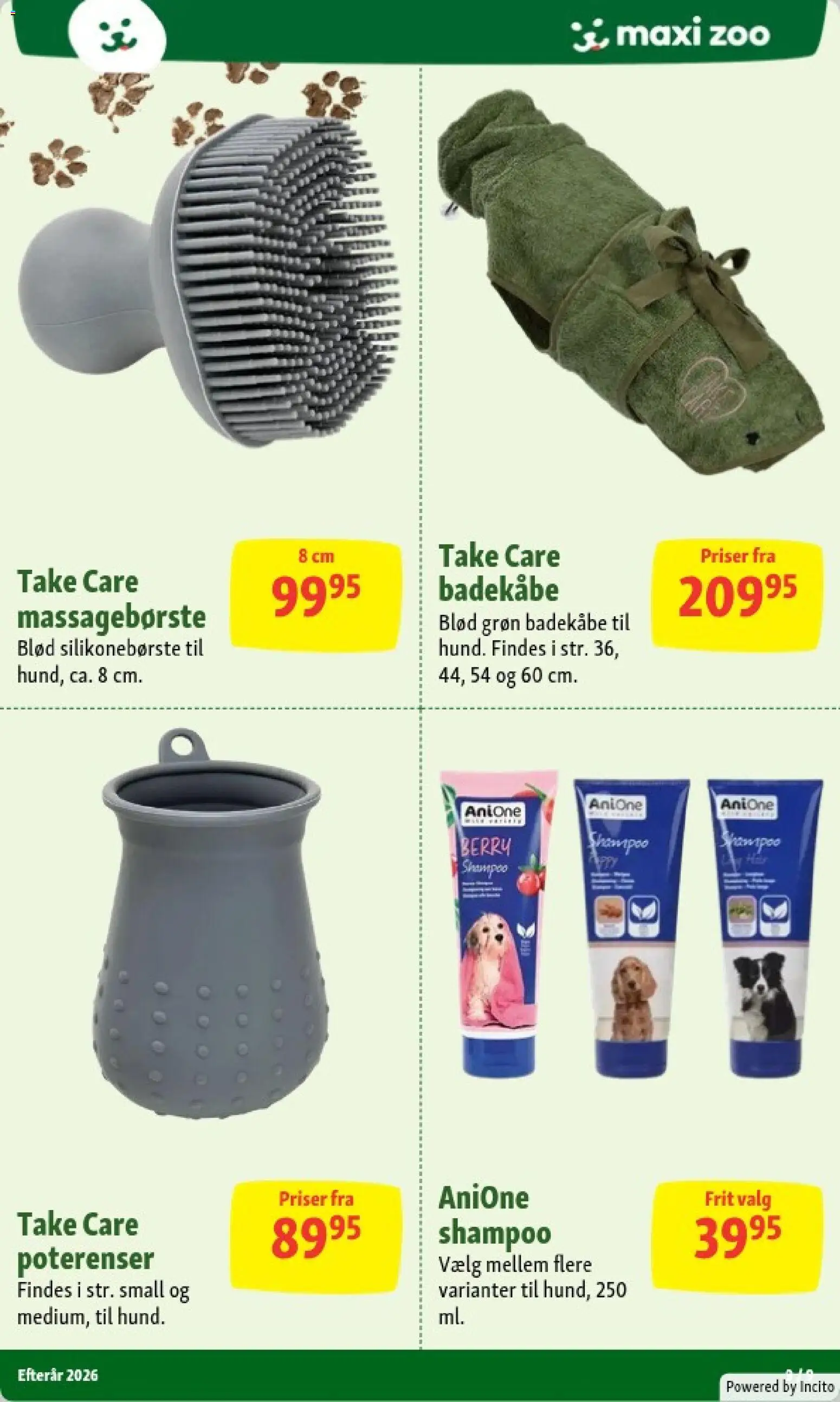 Maxi Zoo tilbudsavis – gyldig fra 19/10/2026 | Side: 9 | Produkter: Shampoo, Badekåbe