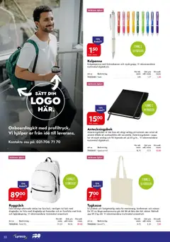 Lyreco erbjudanden inspo - Förhandsvisning av reklamblad från butik Lyreco aktuell från 01/10/2026 | Sida: 32 | Produkter: Verktyg, Bomull, Ryggsäck, Väska