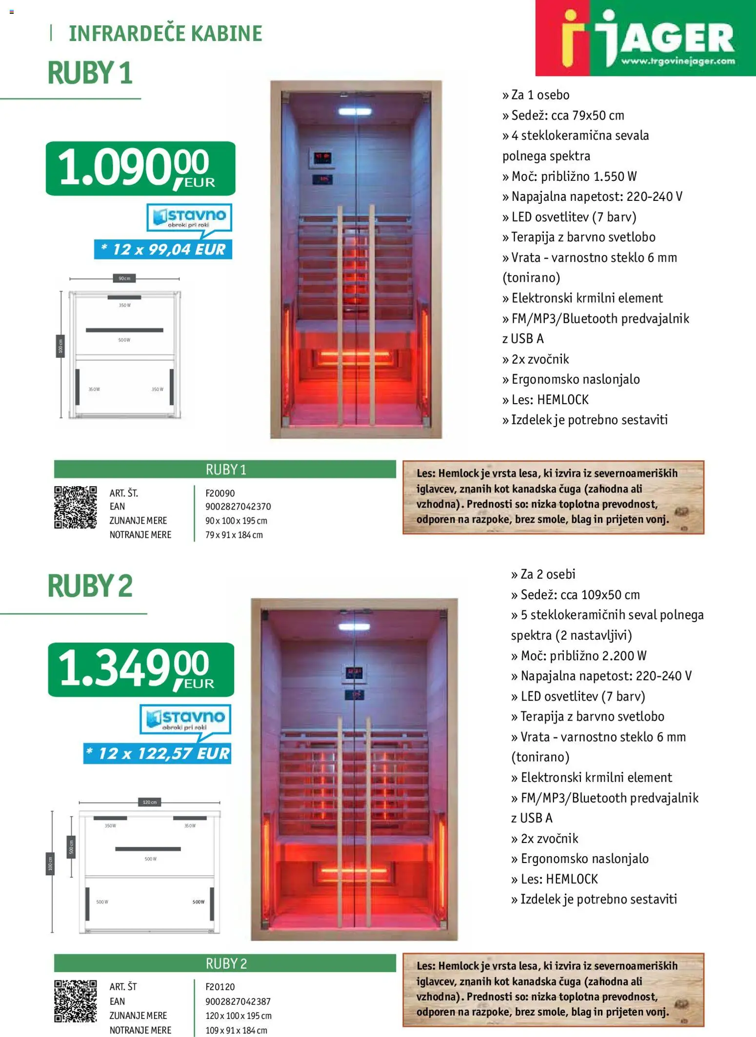 Novi Jager katalog ponudbe – veljaven od 21.08.2026 | Stran: 12 | Izdelki: Predvajalnik, Zvocnik, Usb, Vrata