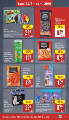 Vista previa Aperitivo de patata sabor crema agria y cebolla, 175 g (11.14 €/kg) válido desde el 24/08/2026 | Página: 13