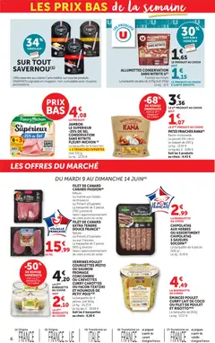 bi1 - Prévisualisation de bi1 MaxiMarché valide à partir de 09.06.2026 | Page: 6 | Produits: Pesto, Lait, Fromage, Jambon