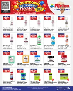 Africa Cash & Carry specials catalogue – valid from 15/10/2026 | Page: 61