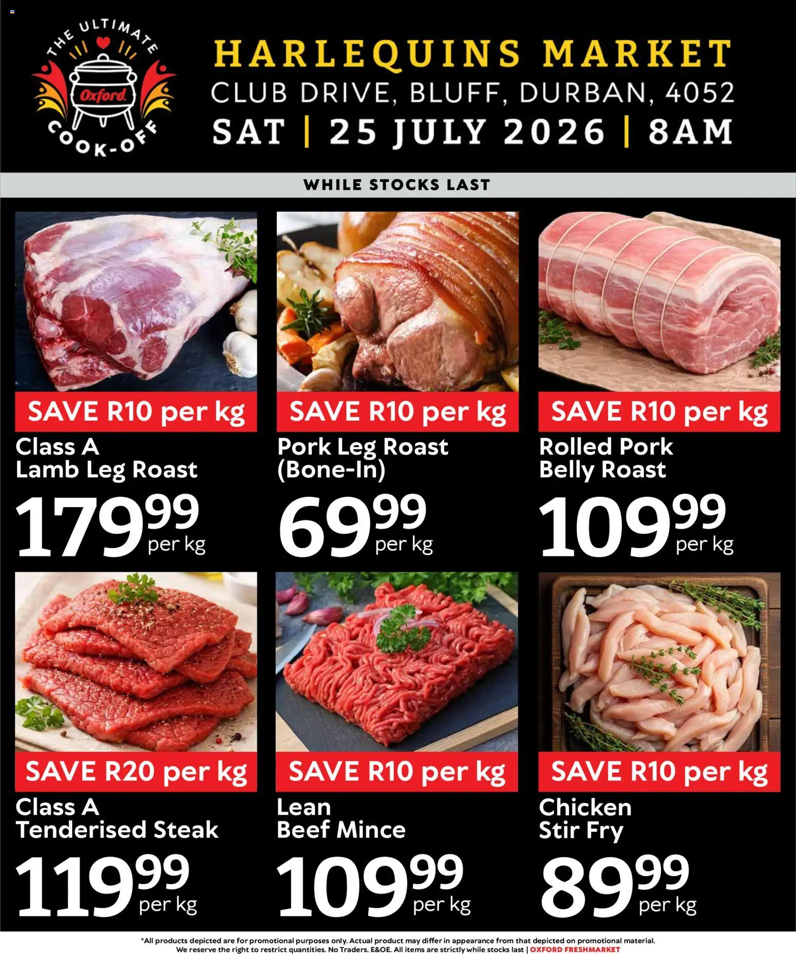 New Oxford Freshmarket catalogue – valid from 22/07/2026 | Page: 2 | Products: Steak, Chicken, Pork, Beef