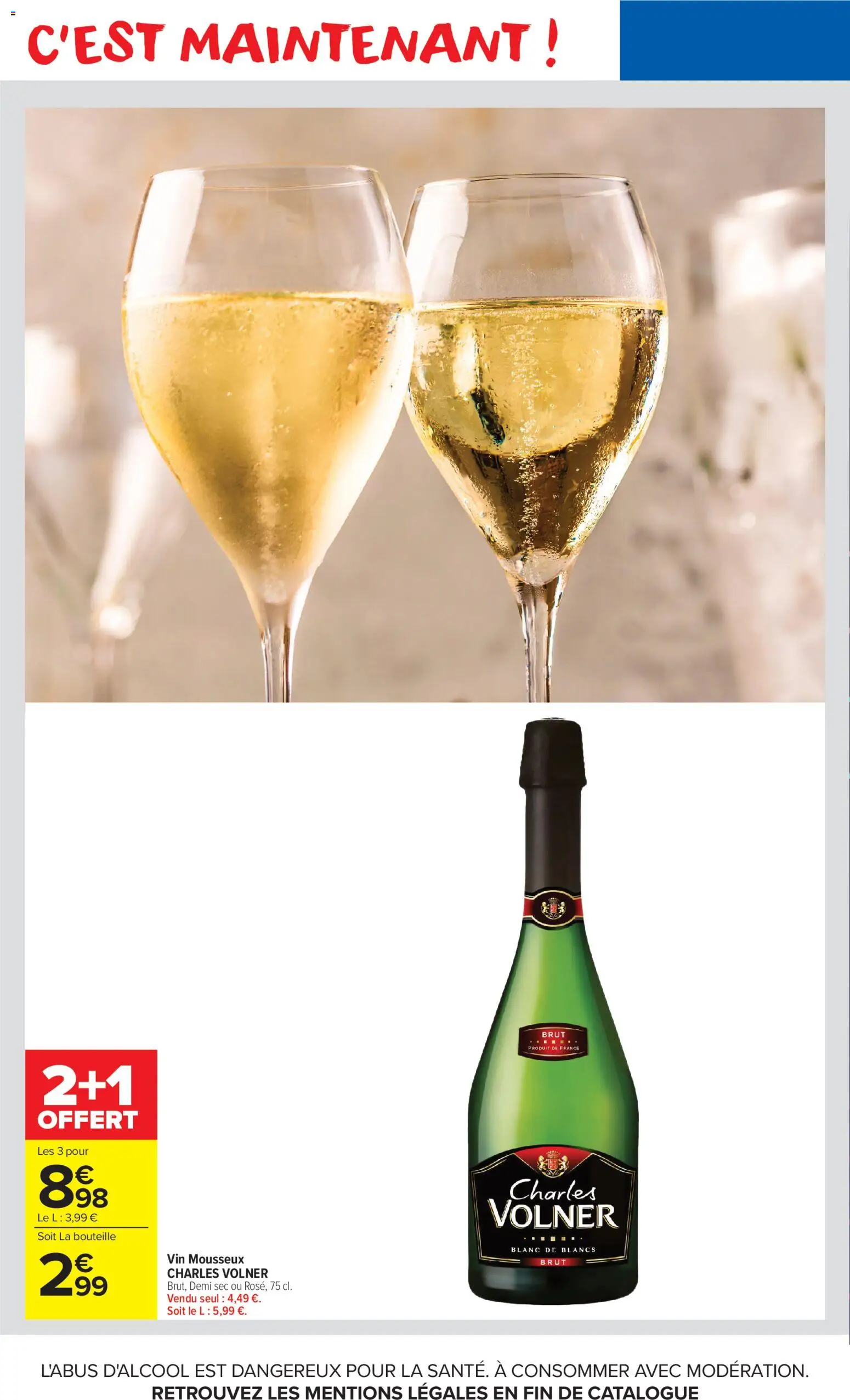 {H1} | Page: 3 | Produits: Charles Volner, Mousseux, Bouteille, Vin