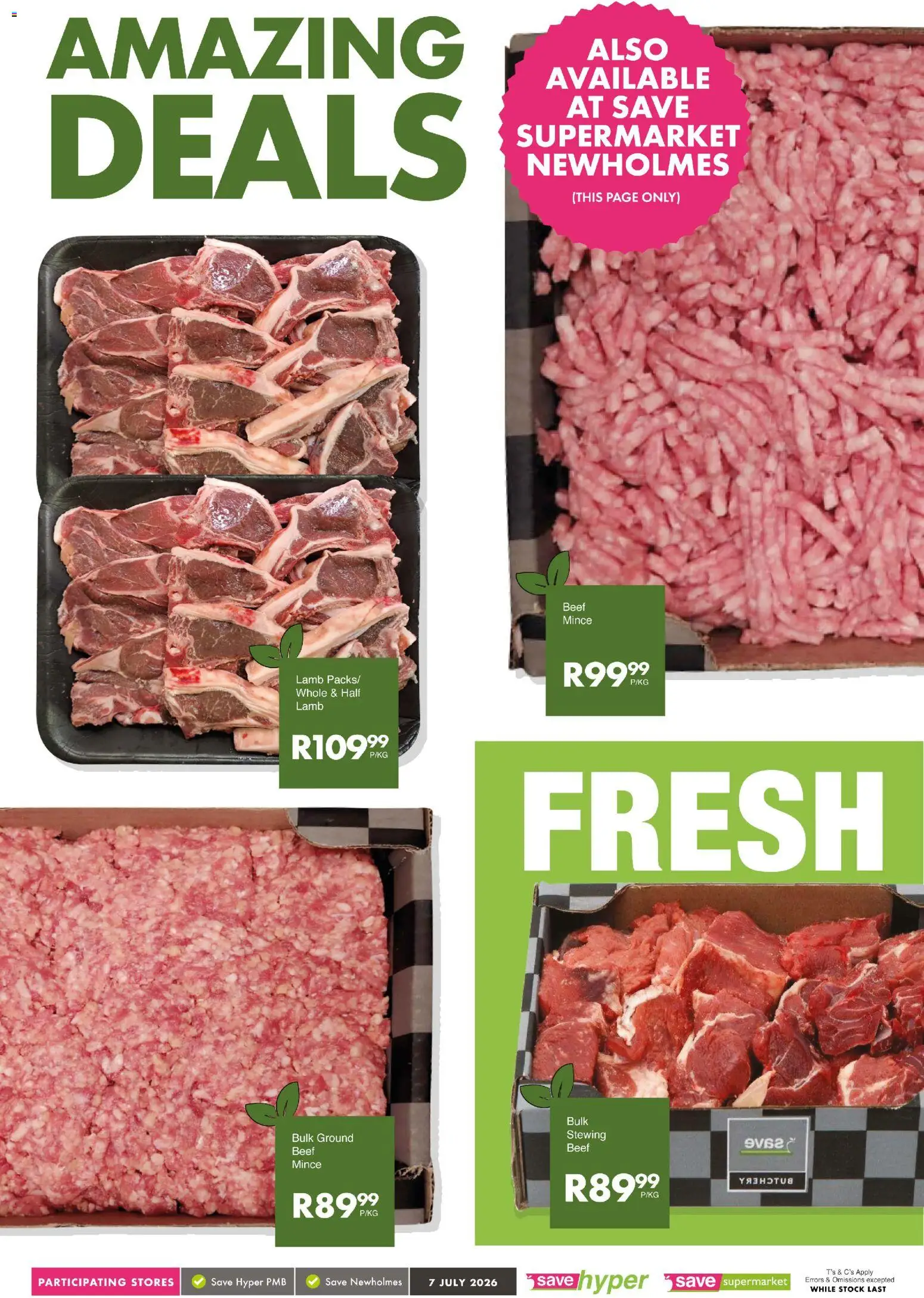 New Save catalogue – valid from 07/07/2026 | Page: 8 | Products: Beef, Stock