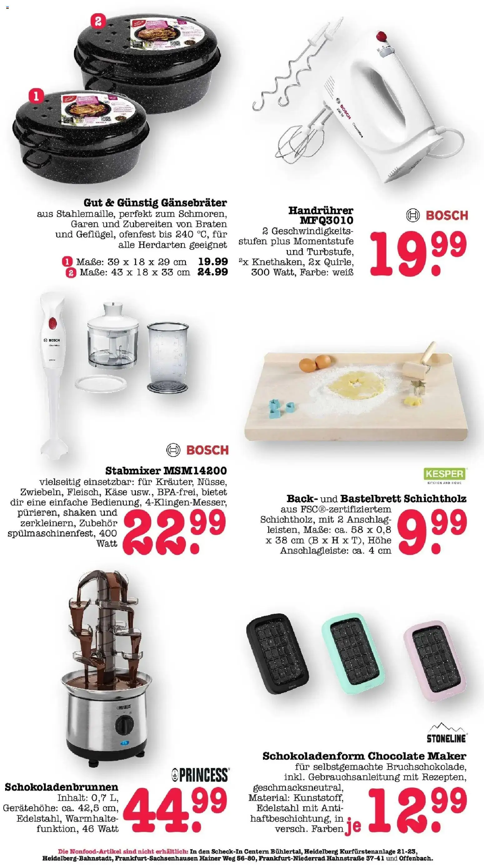 E center Prospekt Achern (ab 26.10.2026) zum Blättern | Seite: 62 | Produkte: Bosch, Käse, Stabmixer