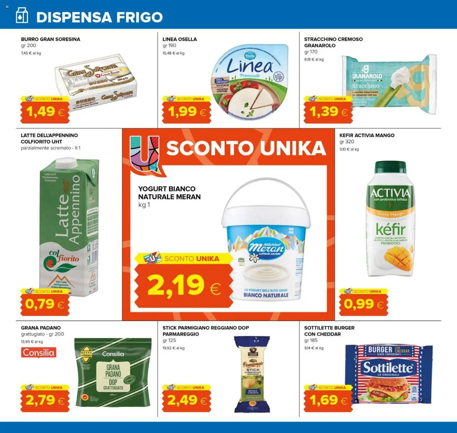Volantino Oasi del 10/08/2026 | Pagina: 10 | Prodotti: Yogurt, Cheddar, Yogurt bianco, Parmigiano reggiano